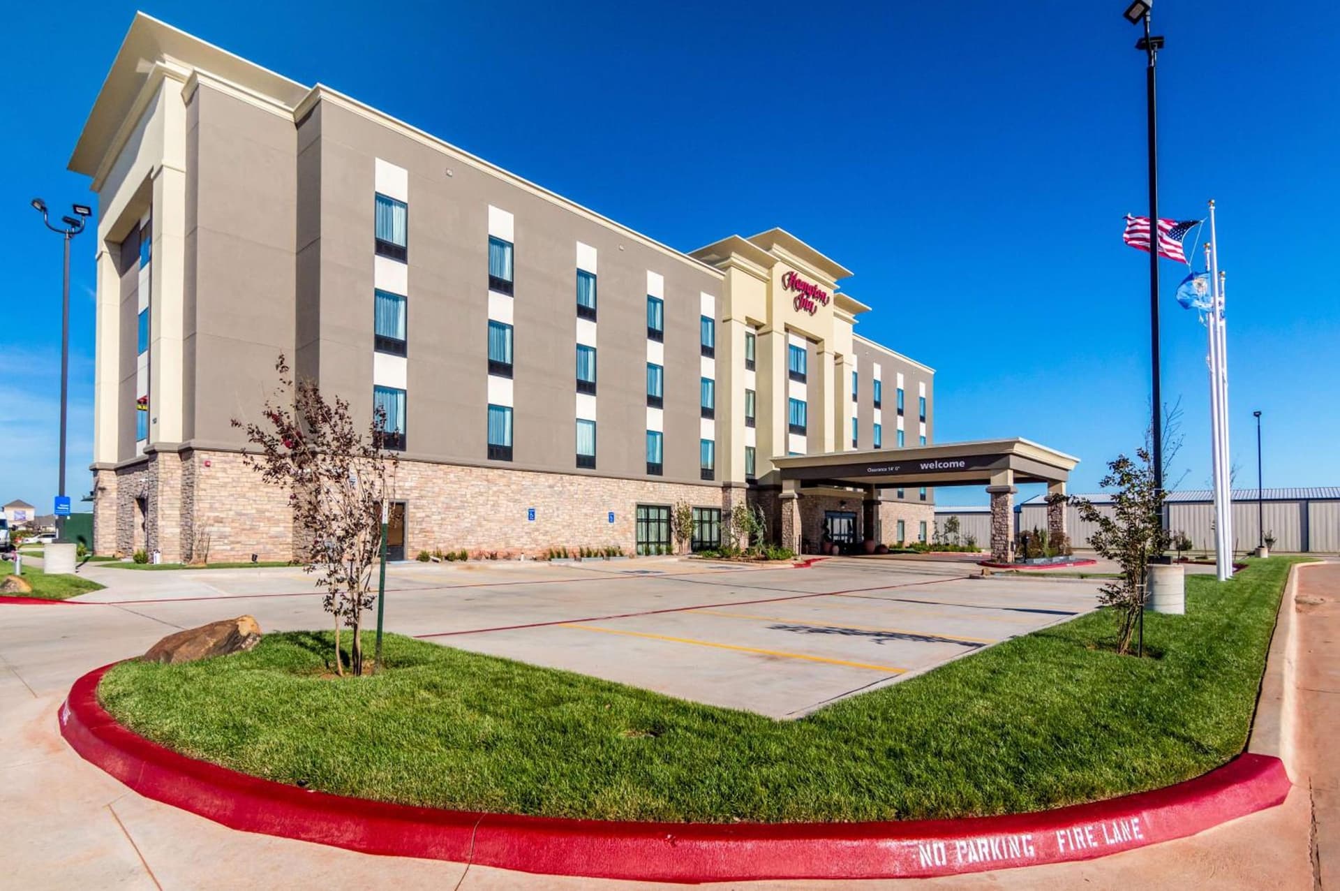 Hampton Inn Oklahoma City Northeast OK featured exterior or lobby in Oklahoma City, OK — similar hotel