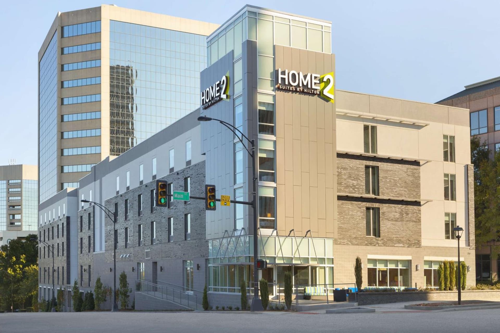 Home2 Suites by Hilton Greenville Downtown featured exterior or lobby in Greenville, SC — similar hotel