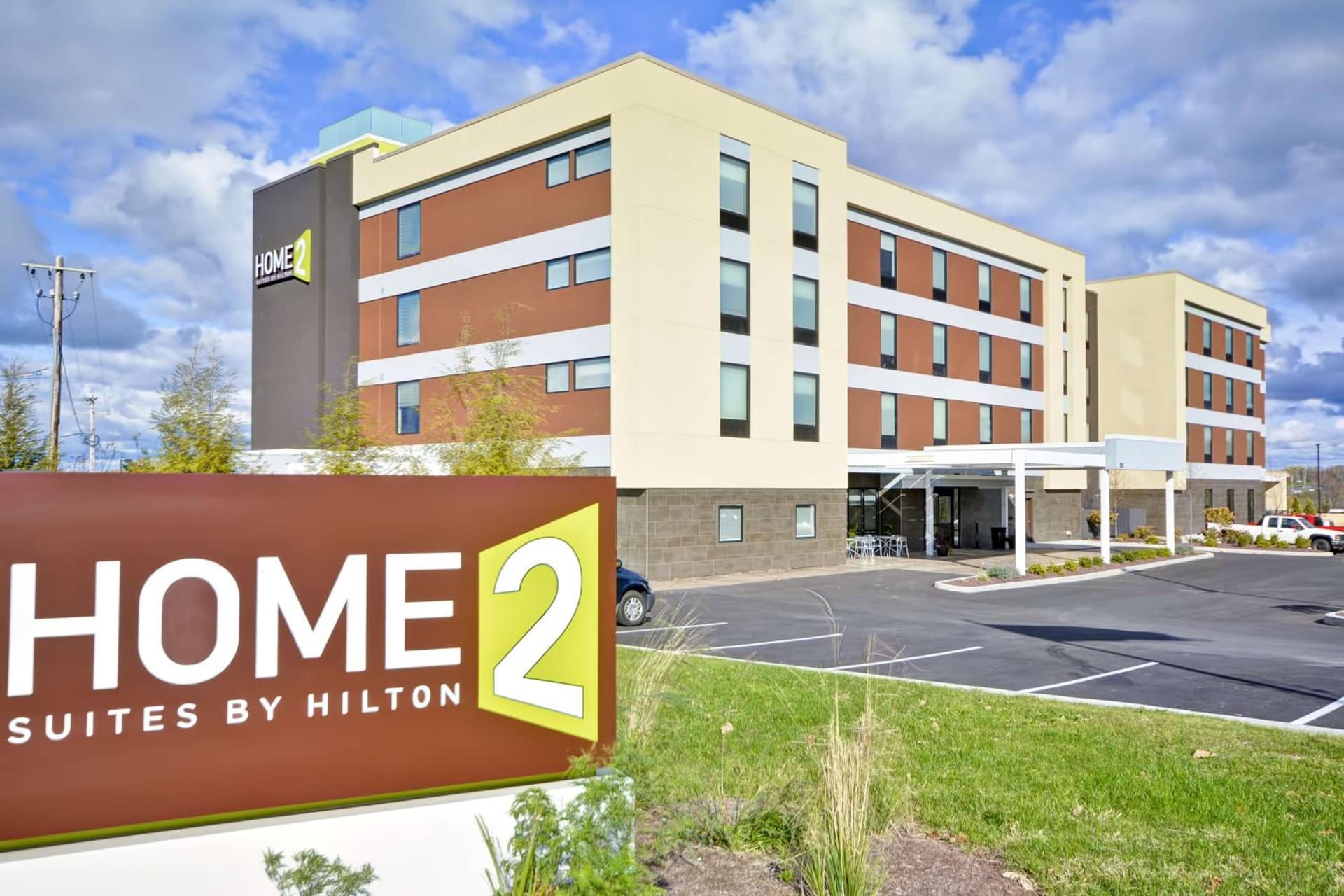 Home2 Suites By Hilton Oswego featured exterior or lobby in Oswego, NY — similar hotel