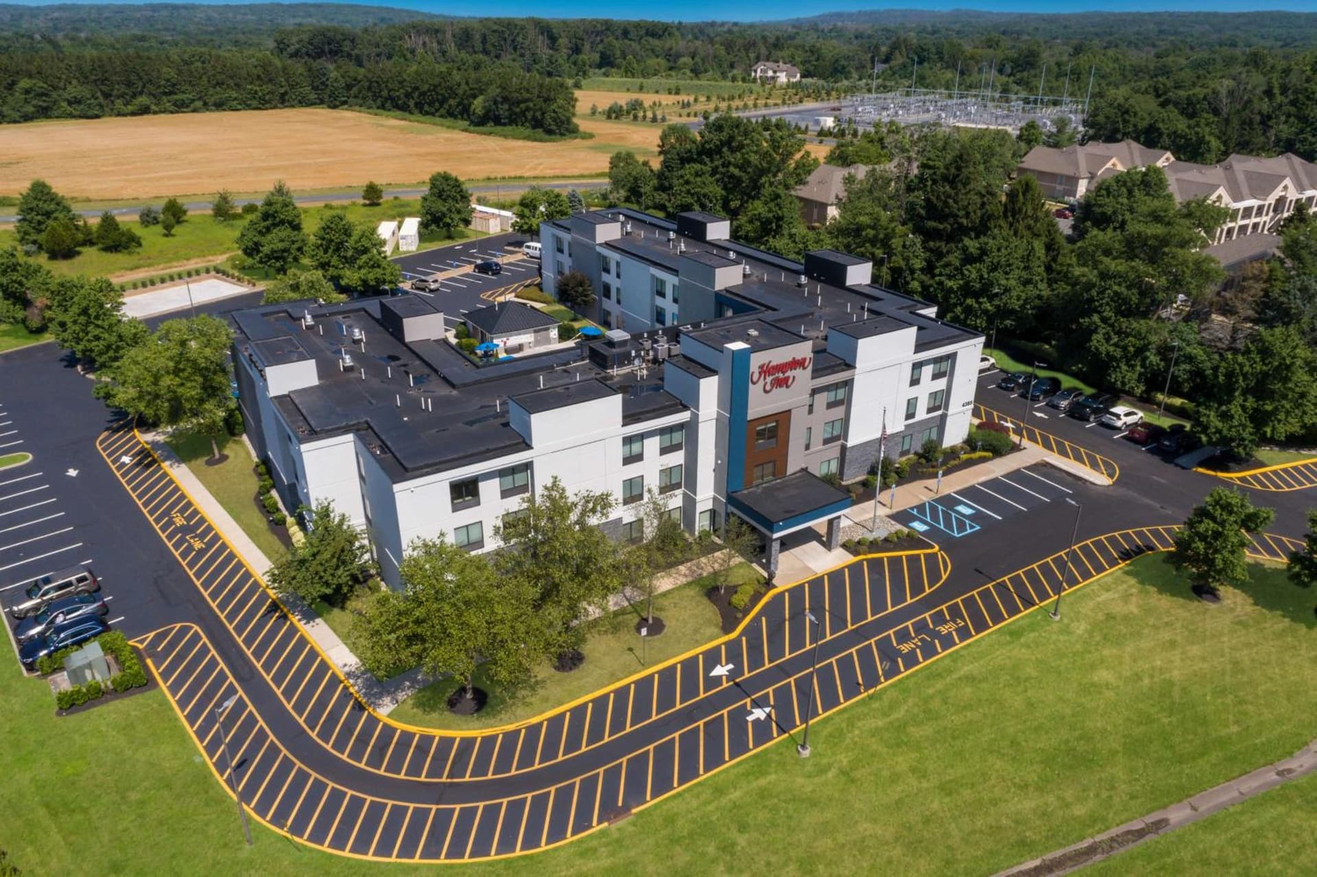 Hampton Inn Princeton property views in Princeton, NJ — gallery photo 3