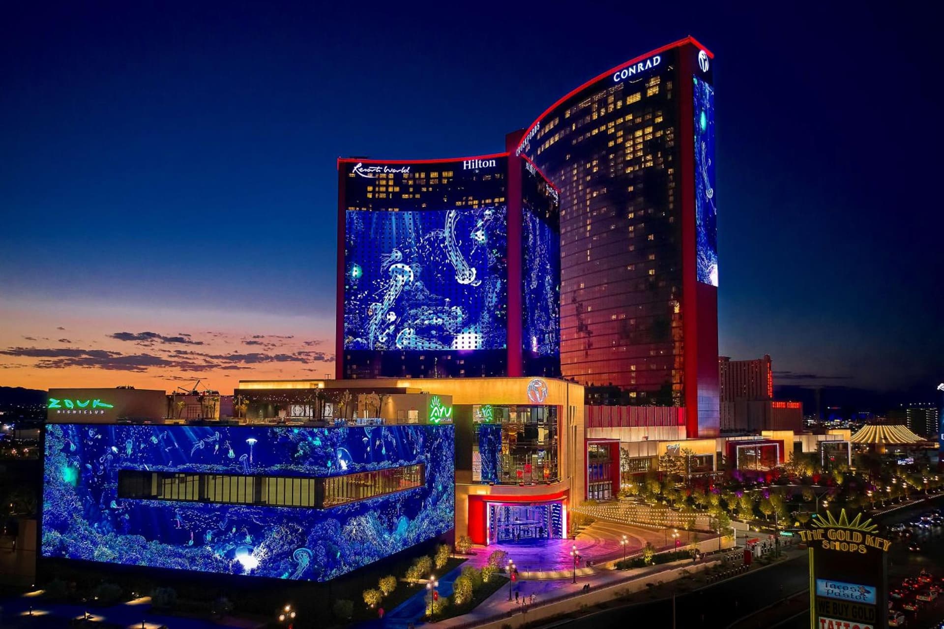 Conrad Las Vegas At Resorts World property views in Las Vegas, NV — gallery photo 3