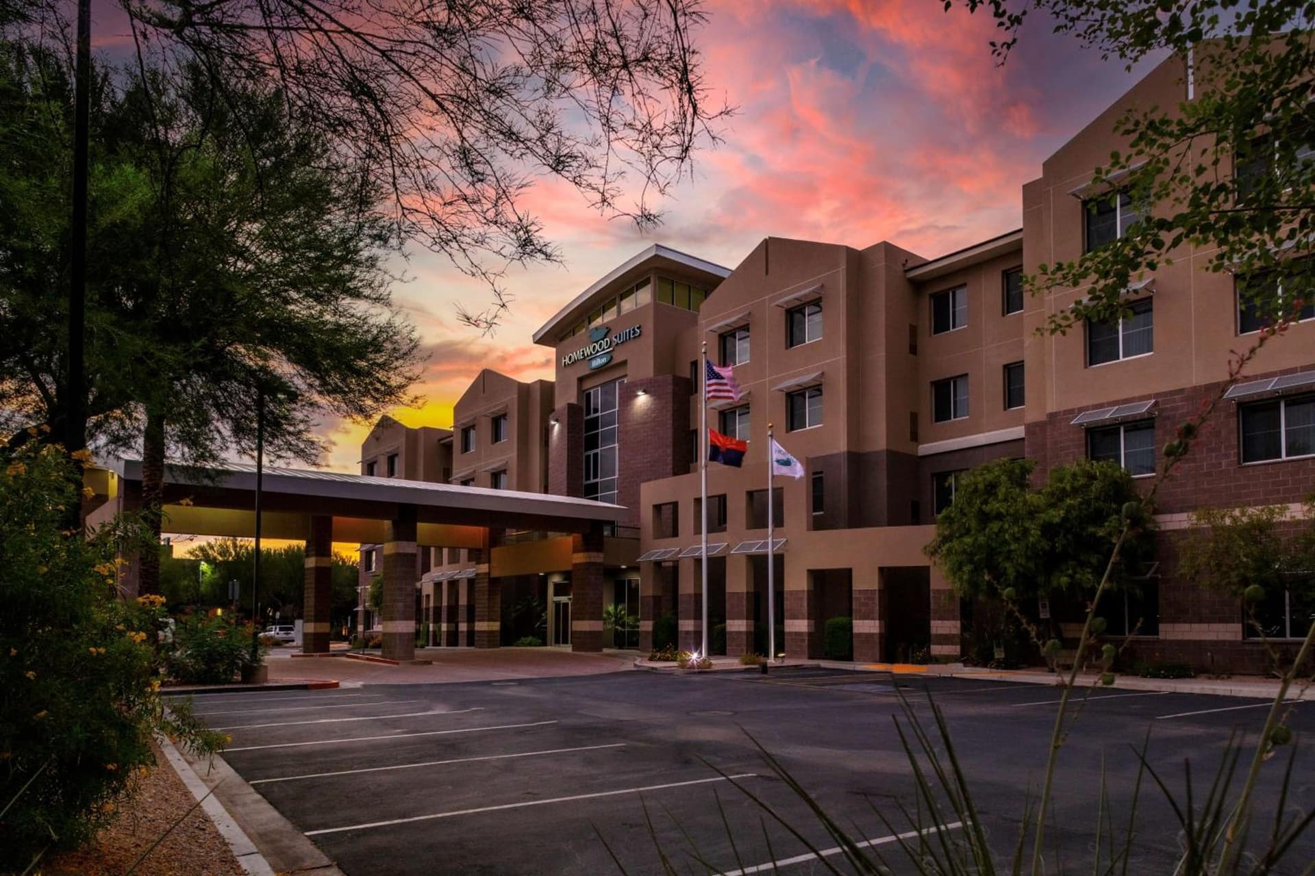 Homewood Suites by Hilton Phoenix Airport South featured exterior or lobby in Phoenix, AZ — similar hotel