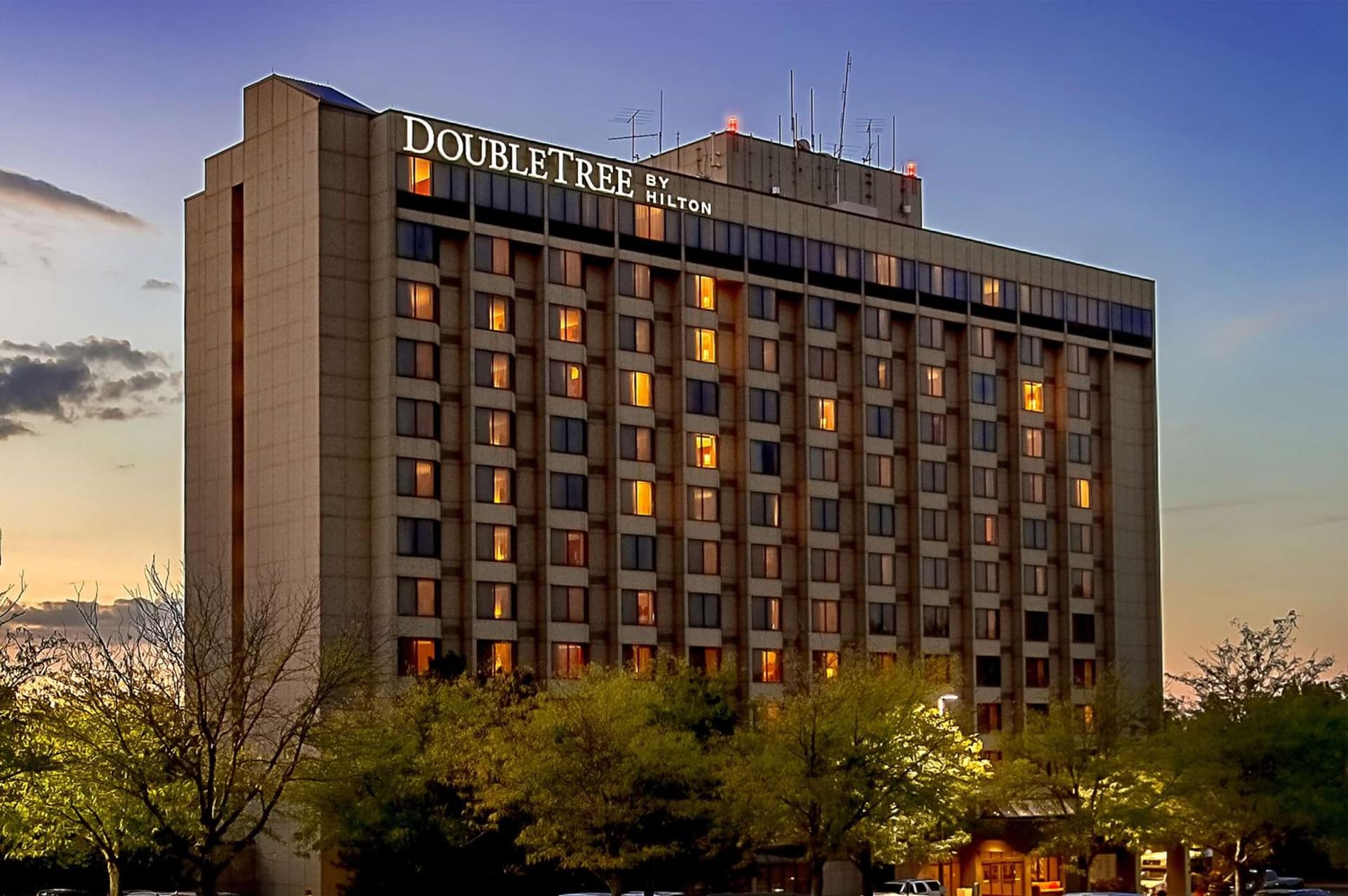 DoubleTree by Hilton Hotel St. Louis - Chesterfield exterior or lobby in Chesterfield, MO — main listing photo