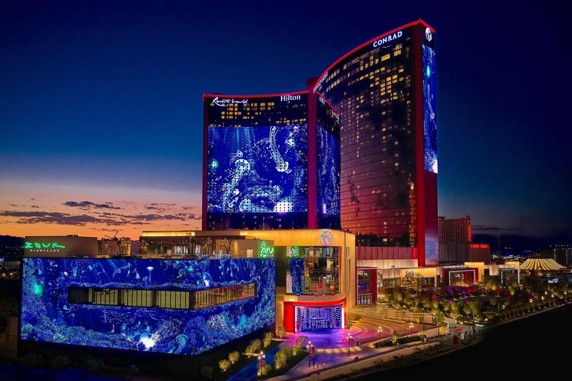 Crockfords Las Vegas, LXR Hotels & Resorts at Resorts World property views in Las Vegas, NV — gallery photo 3
