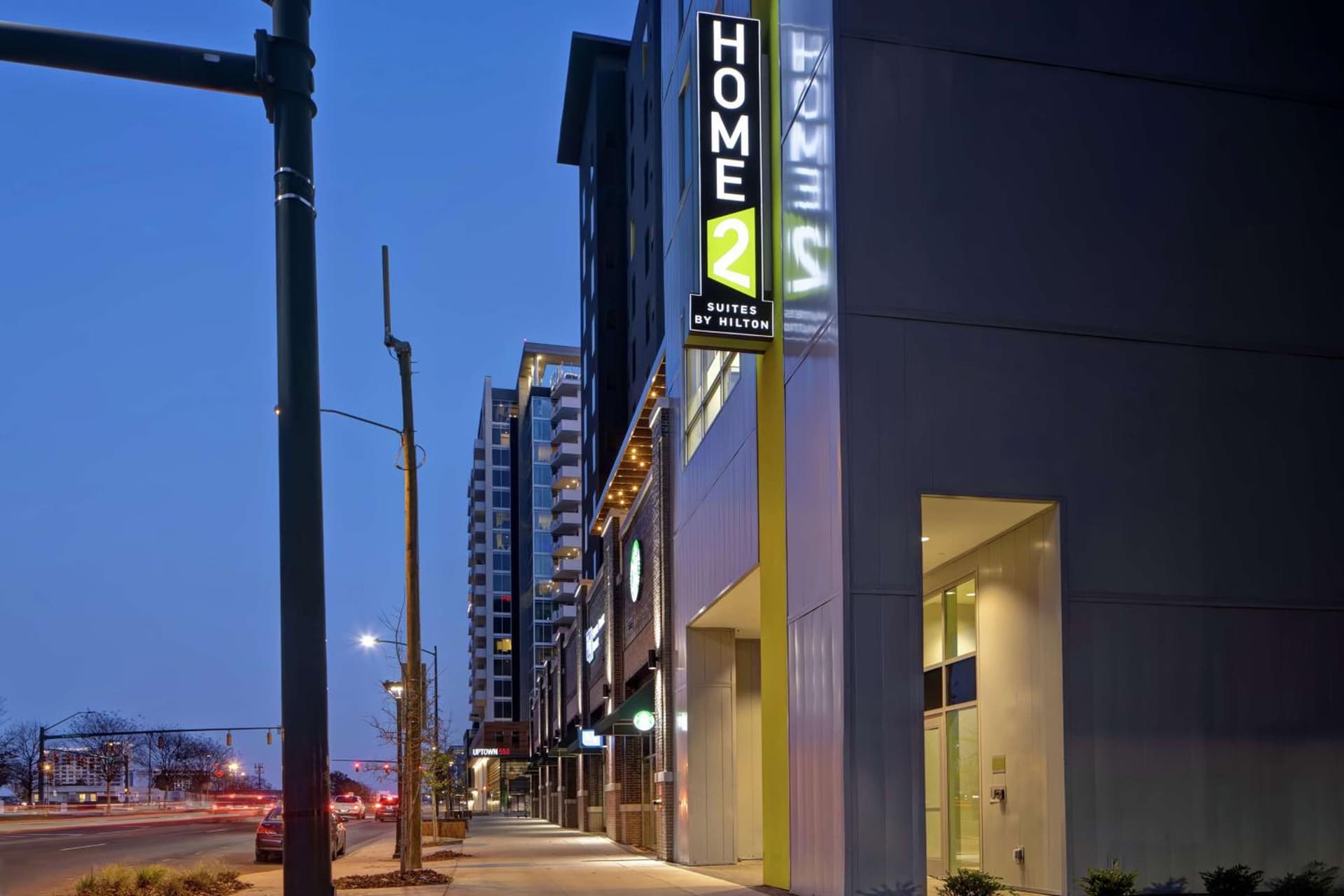 Home2 Suites By Hilton Charlotte Uptown property views in Charlotte, NC — gallery photo 3