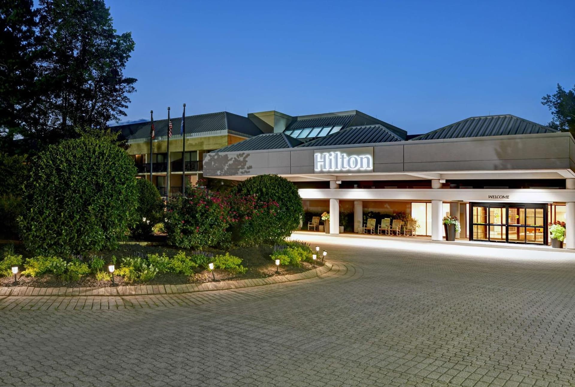 Hilton Peachtree City Atlanta Hotel & Conference Center exterior or lobby in Peachtree City, GA — main listing photo