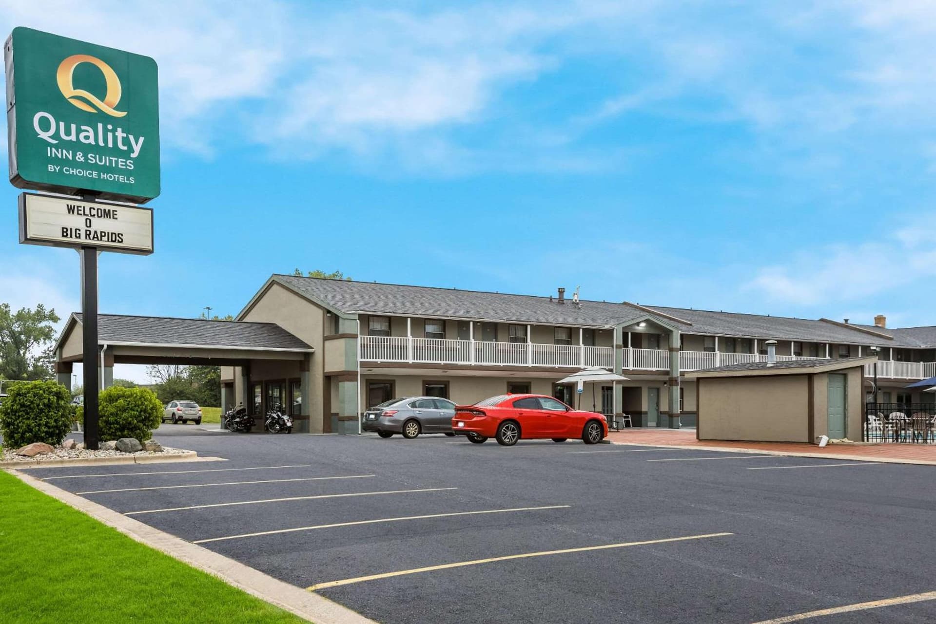 Quality Inn & Suites Big Rapids near University featured exterior or lobby in Big Rapids, MI — similar hotel