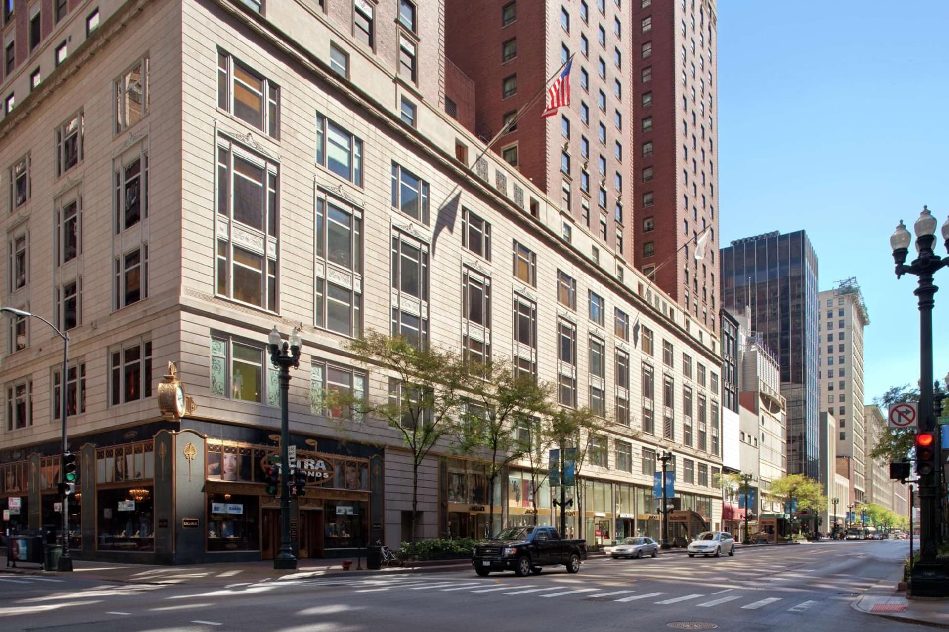 The Palmer House Hilton exterior or lobby in Chicago, IL — main listing photo