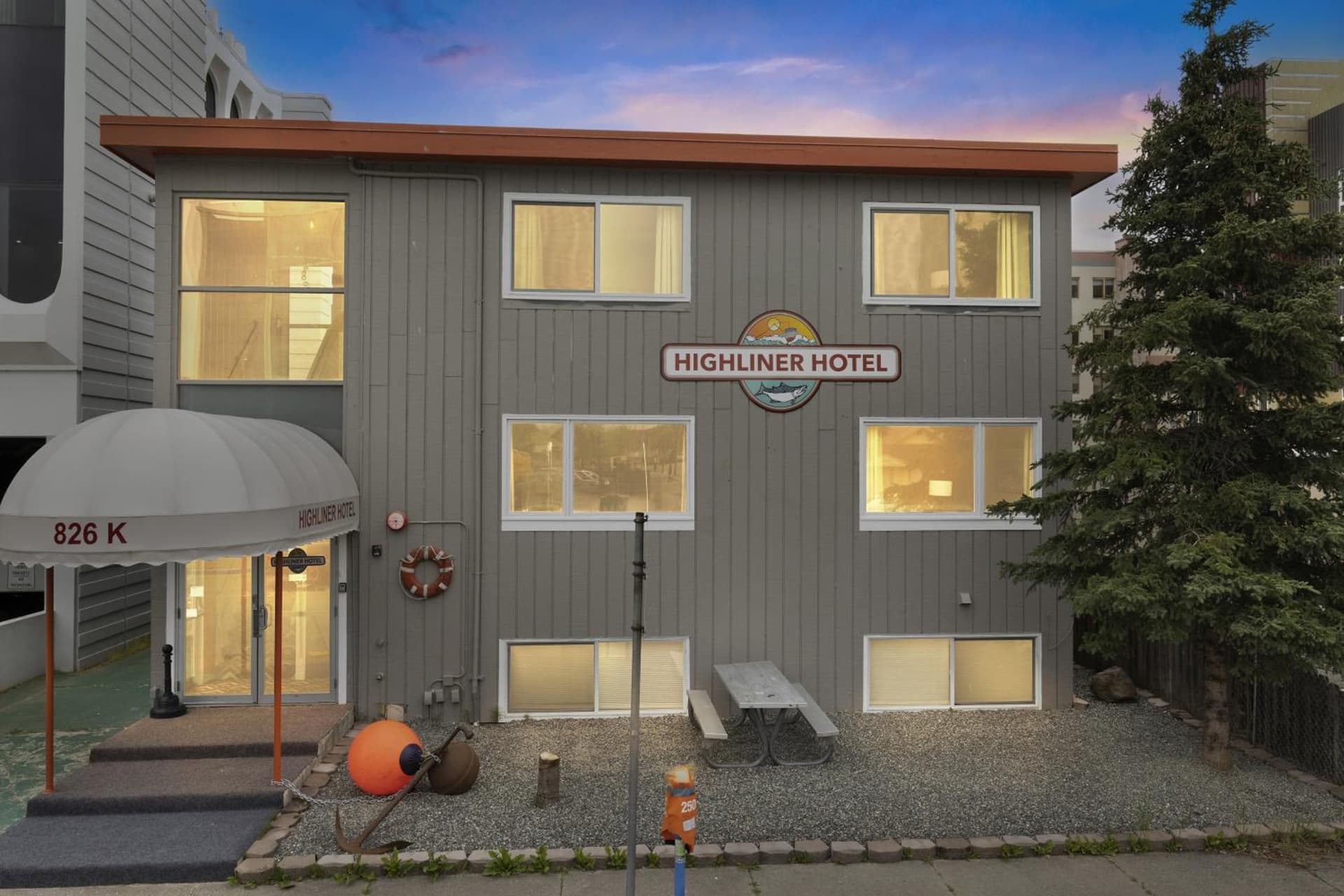 Highliner Hotel- King Suite #111 Hotel Room property views in Anchorage, AK — gallery photo 3