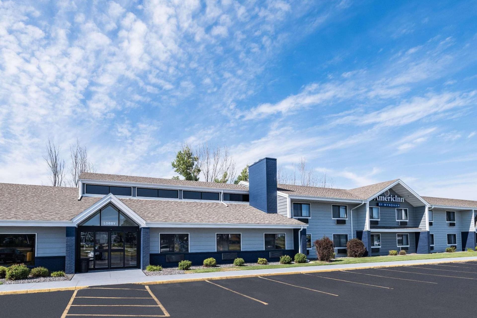 AmericInn by Wyndham Plover Stevens Point featured exterior or lobby in Plover, WI — similar hotel
