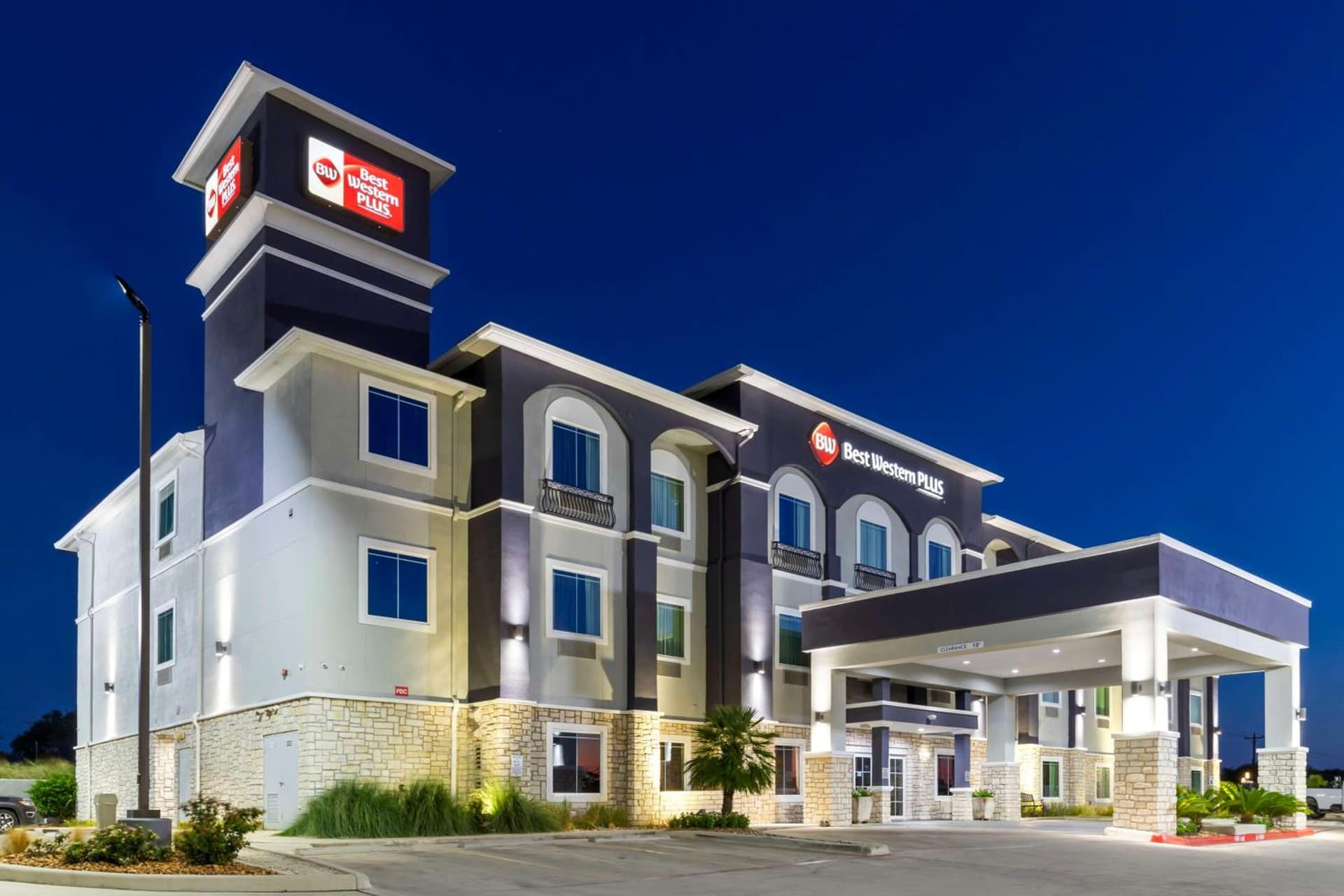 Best Western Plus Pleasanton Hotel featured exterior or lobby in Pleasanton, TX — similar hotel