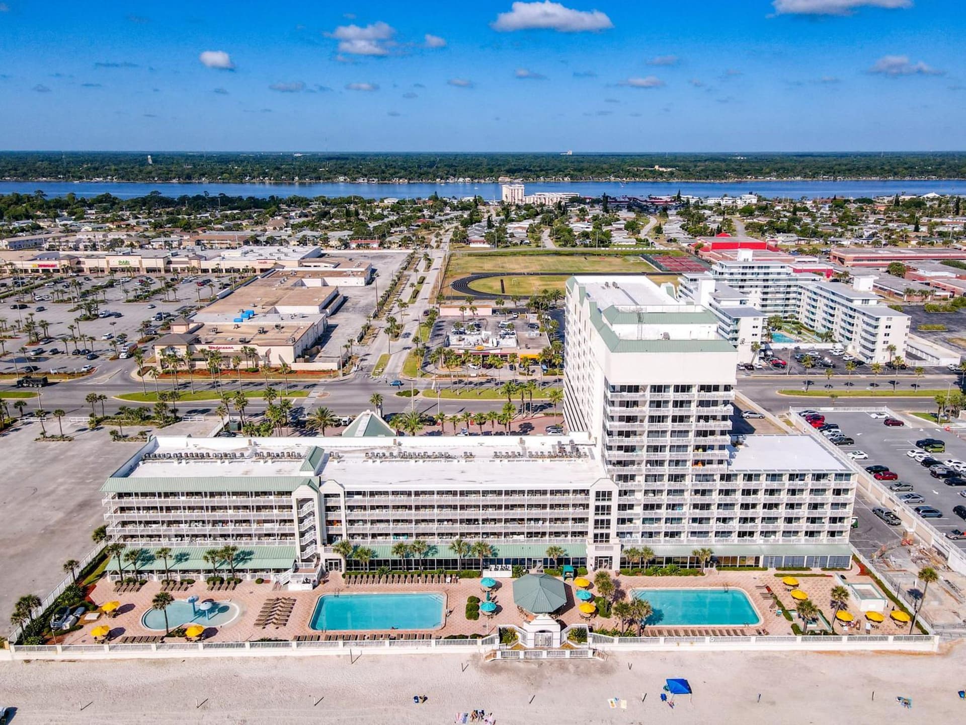 Modern Beach Condo-Daytona Beach featured exterior or lobby in Daytona Beach, FL — similar hotel