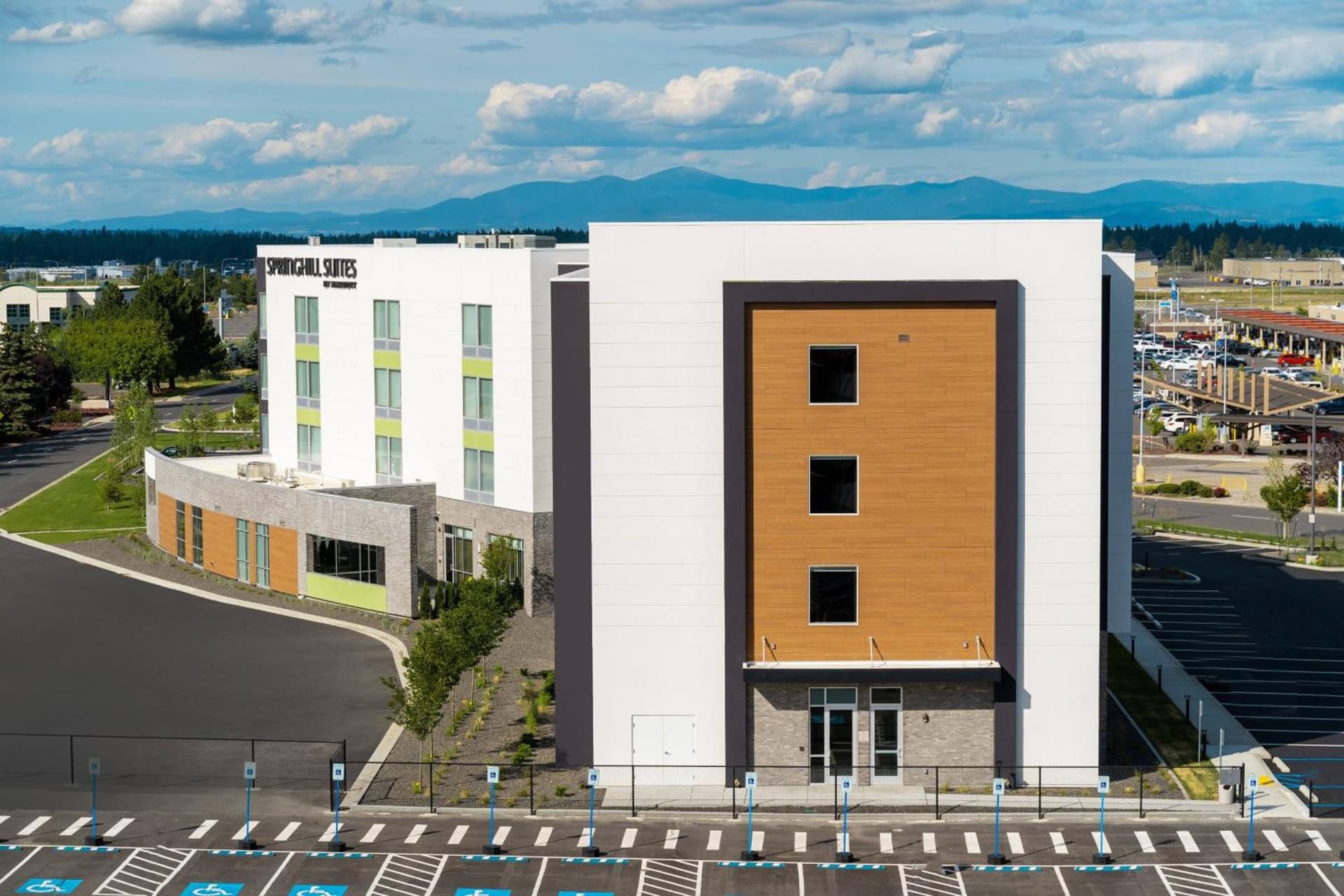 SpringHill Suites Spokane Airport featured exterior or lobby in Spokane, WA — similar hotel