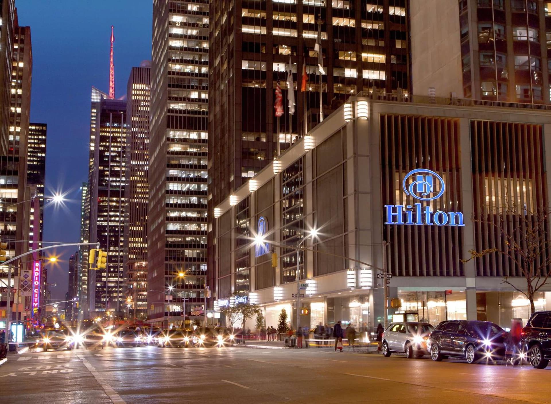 New York Hilton Midtown exterior or lobby in New York, NY — main listing photo