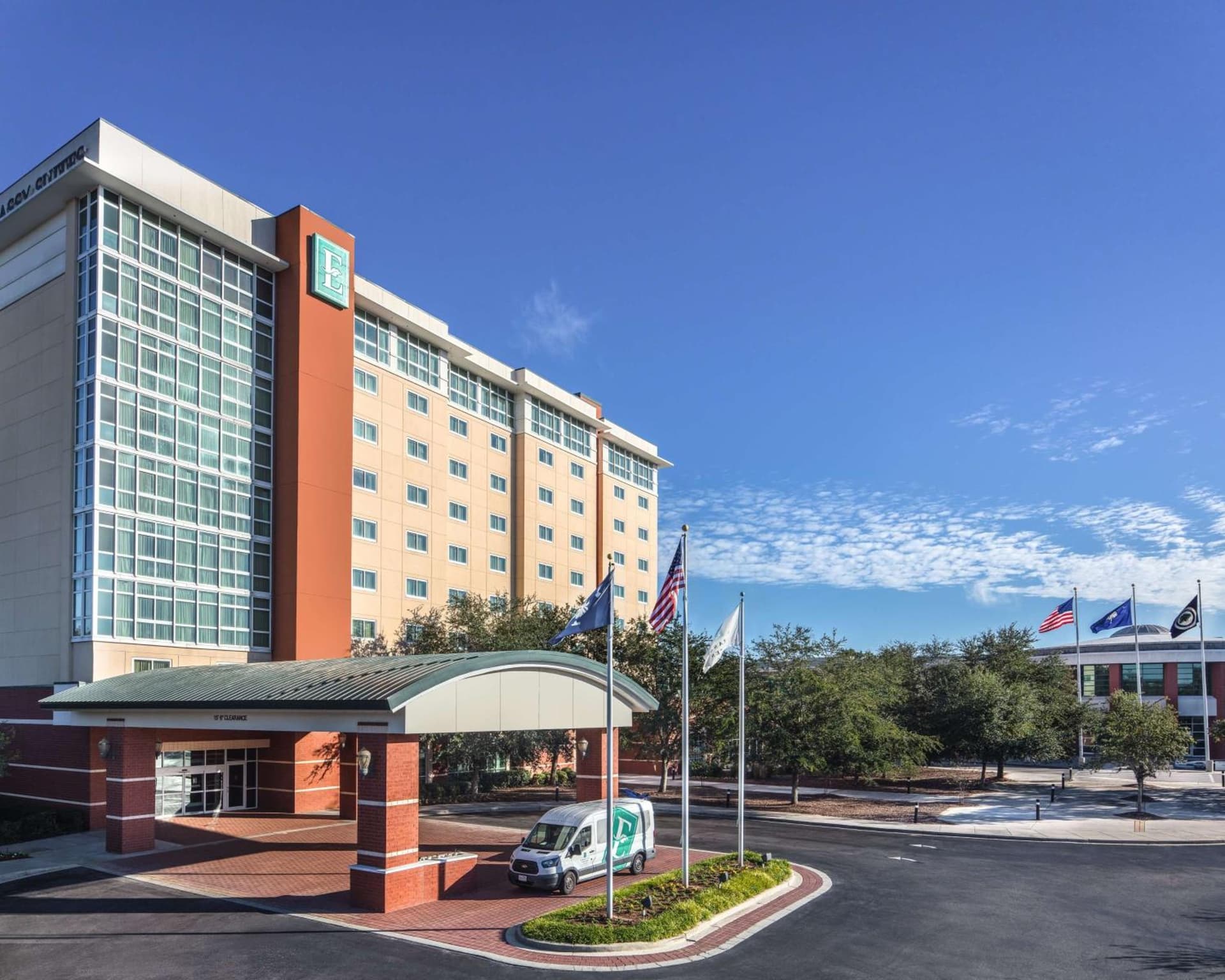 Embassy Suites North Charleston Airport Hotel Convention featured exterior or lobby in Charleston, SC — similar hotel