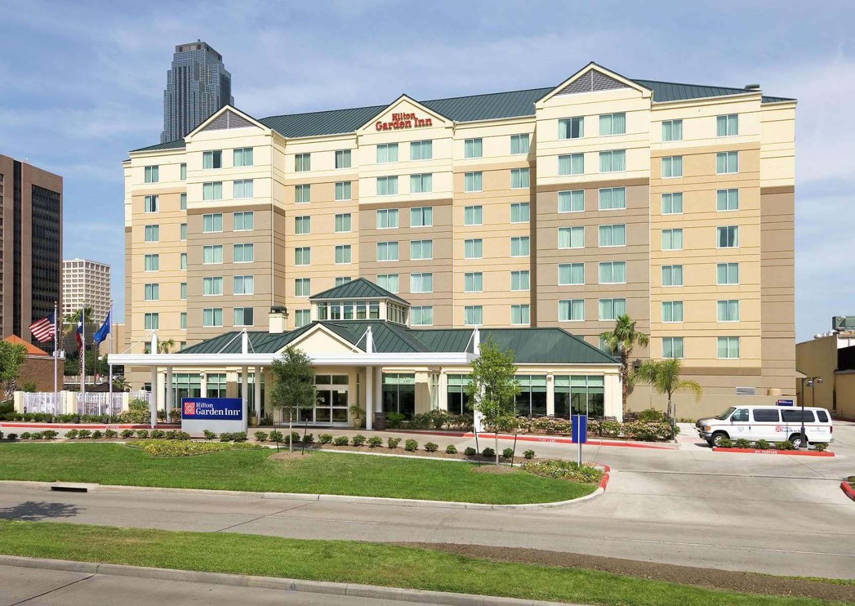 Hilton Garden Inn Houston/Galleria Area exterior or lobby in Houston, TX — main listing photo