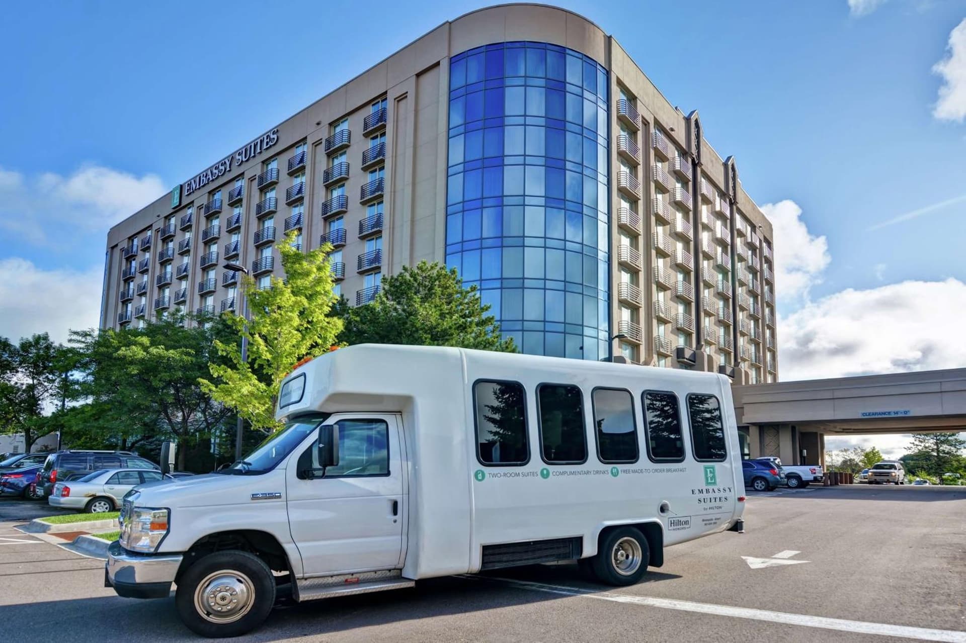 Embassy Suites by Hilton Minneapolis Airport featured exterior or lobby in Bloomington, MN — similar hotel