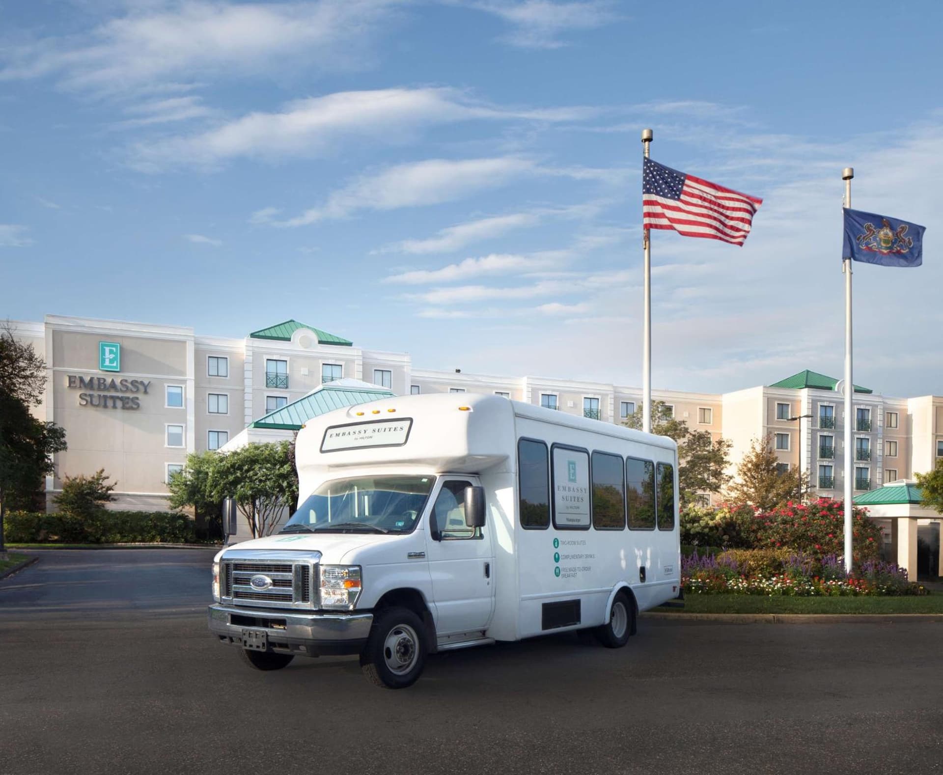 Embassy Suites by Hilton Philadelphia Airport property views in Philadelphia, PA — gallery photo 3