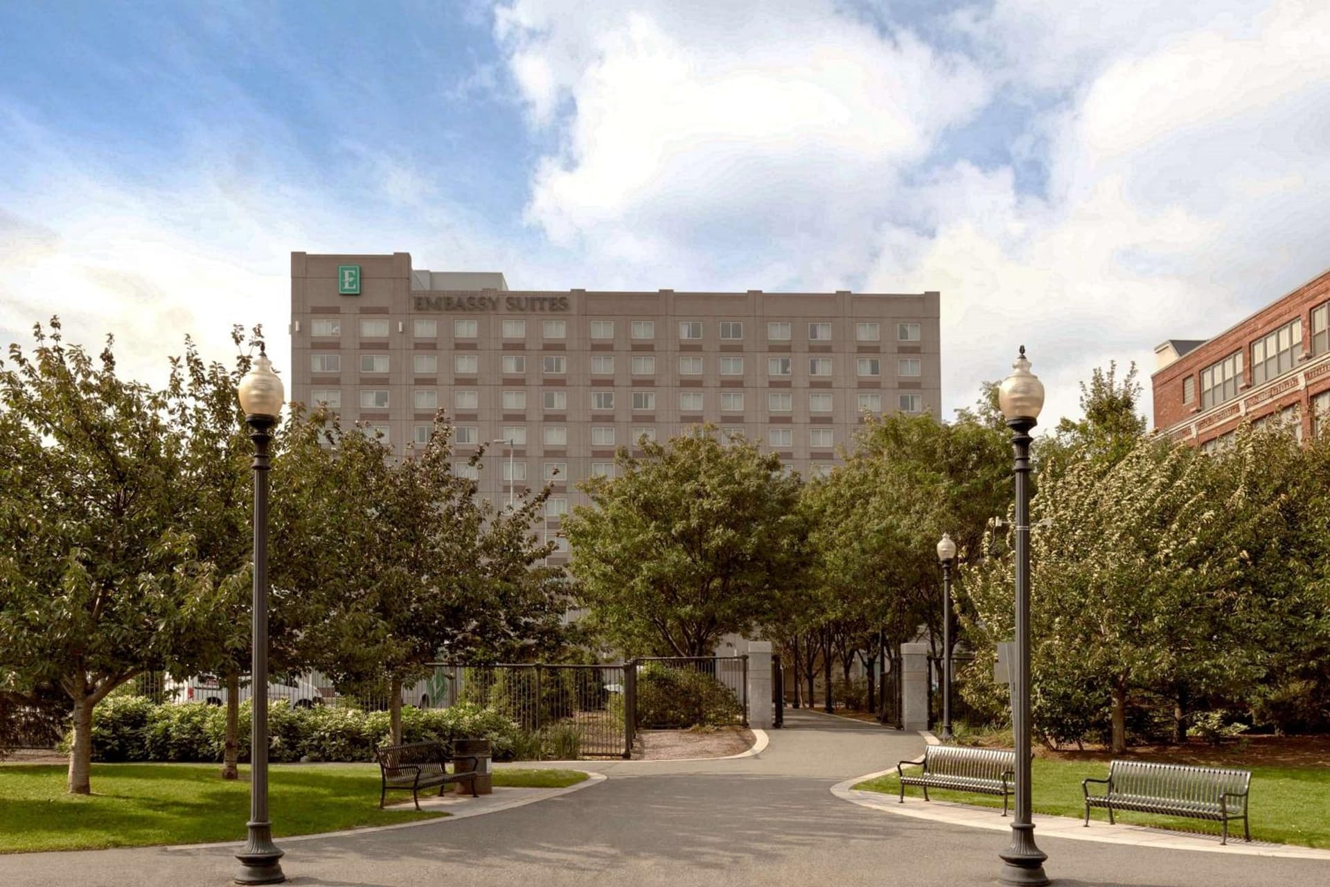 Embassy Suites Boston at Logan Airport exterior or lobby in Boston, MA — main listing photo