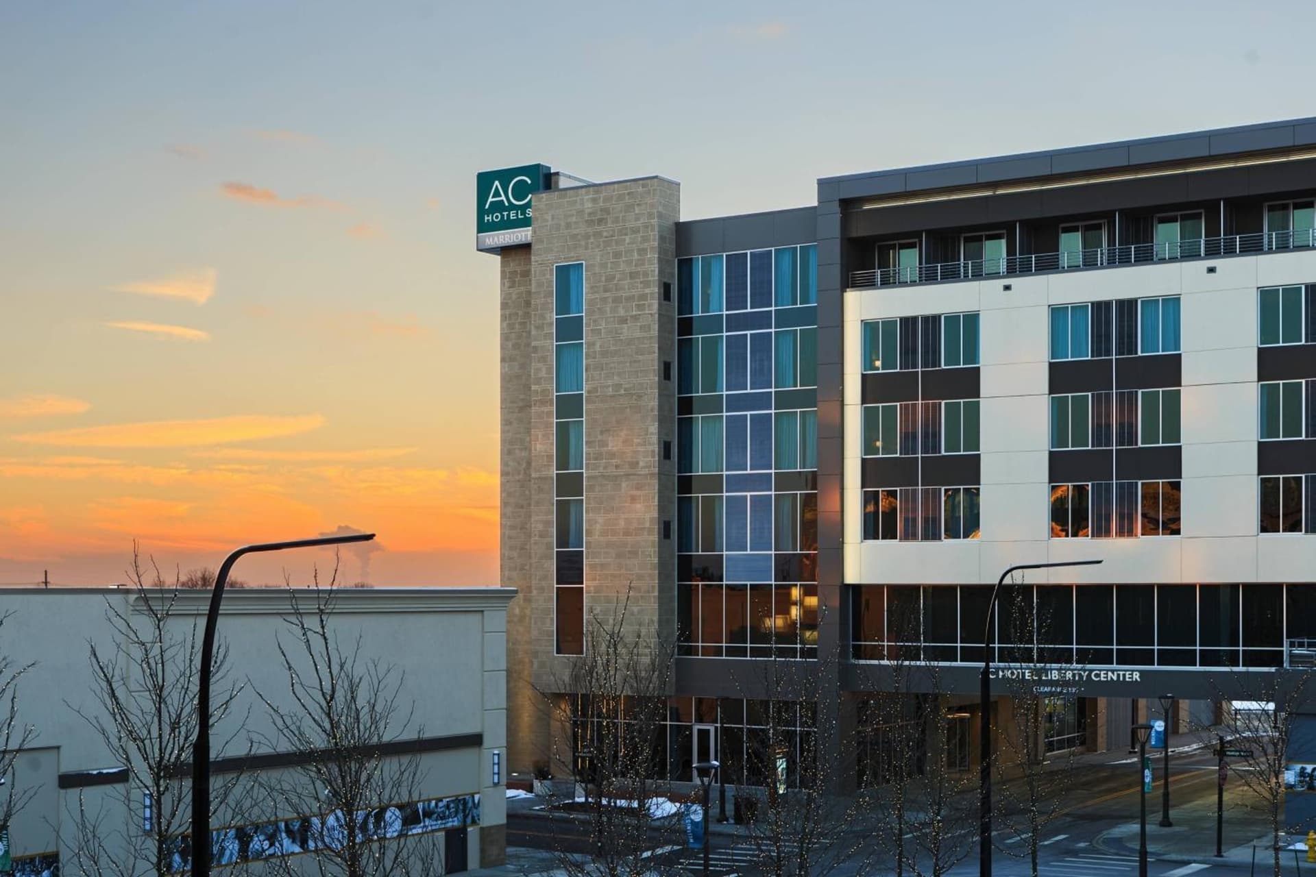 AC Hotel Cincinnati at Liberty Center featured exterior or lobby in West Chester, OH — similar hotel