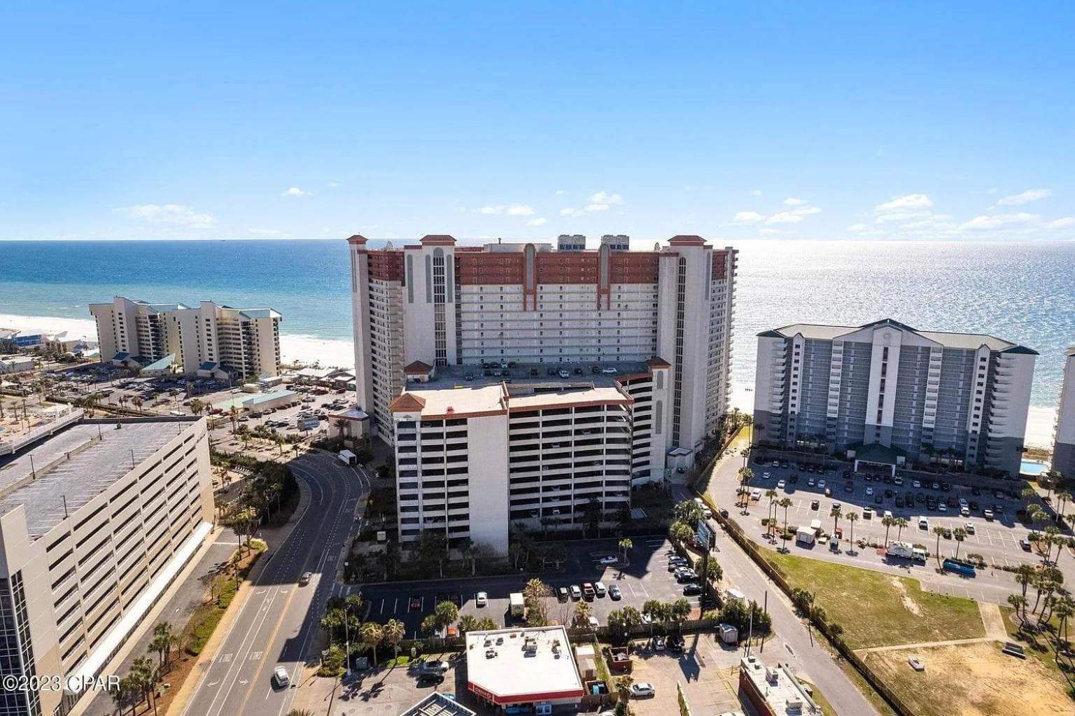 Updated Beach Condo at the Shores of Panama Condos - Unit 918 featured exterior or lobby in Panama City Beach, FL — similar hotel