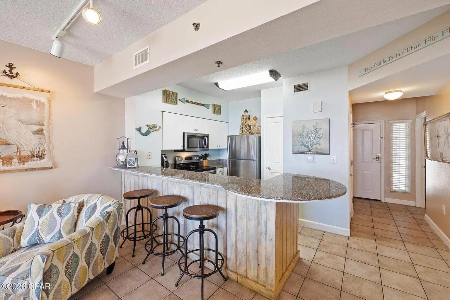 Updated Beach Condo at the Shores of Panama Condos - Unit 918 interior in Panama City Beach, FL — gallery photo 2