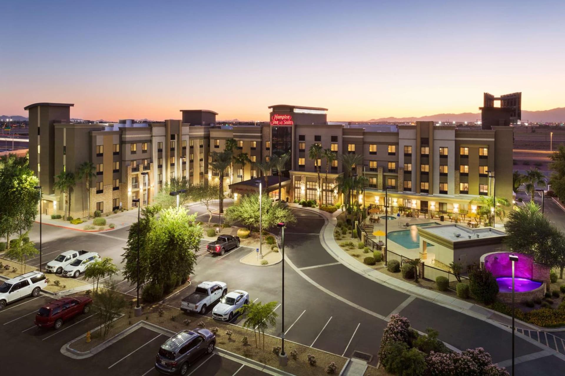 Hampton Inn & Suites Phoenix Glendale-Westgate property views in Glendale, AZ — gallery photo 3