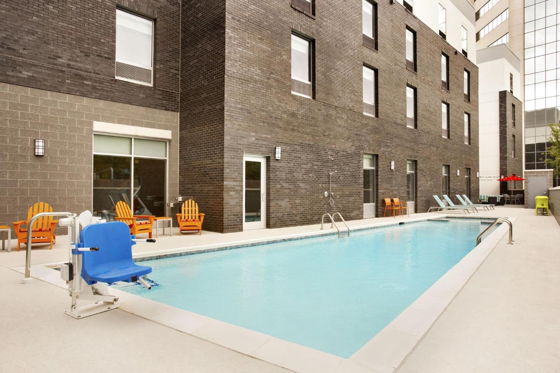 Home2 Suites by Hilton Greenville Downtown property views in Greenville, SC — gallery photo 3