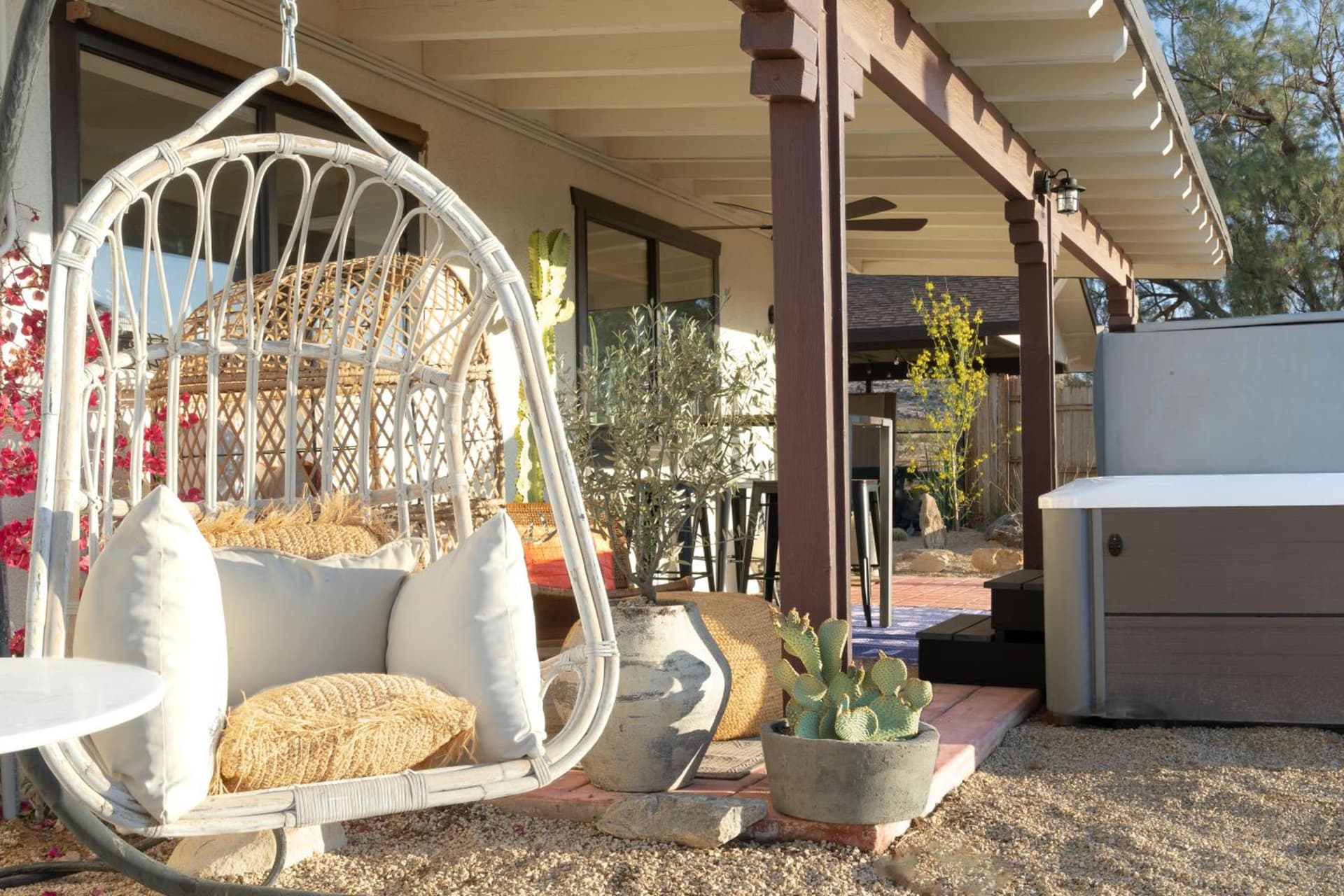 Casa Coyote - Wellness Stay - Sauna Cold Plunge Tub Cowboy Pool Hot Tub featured exterior or lobby in Joshua Tree, CA — similar hotel