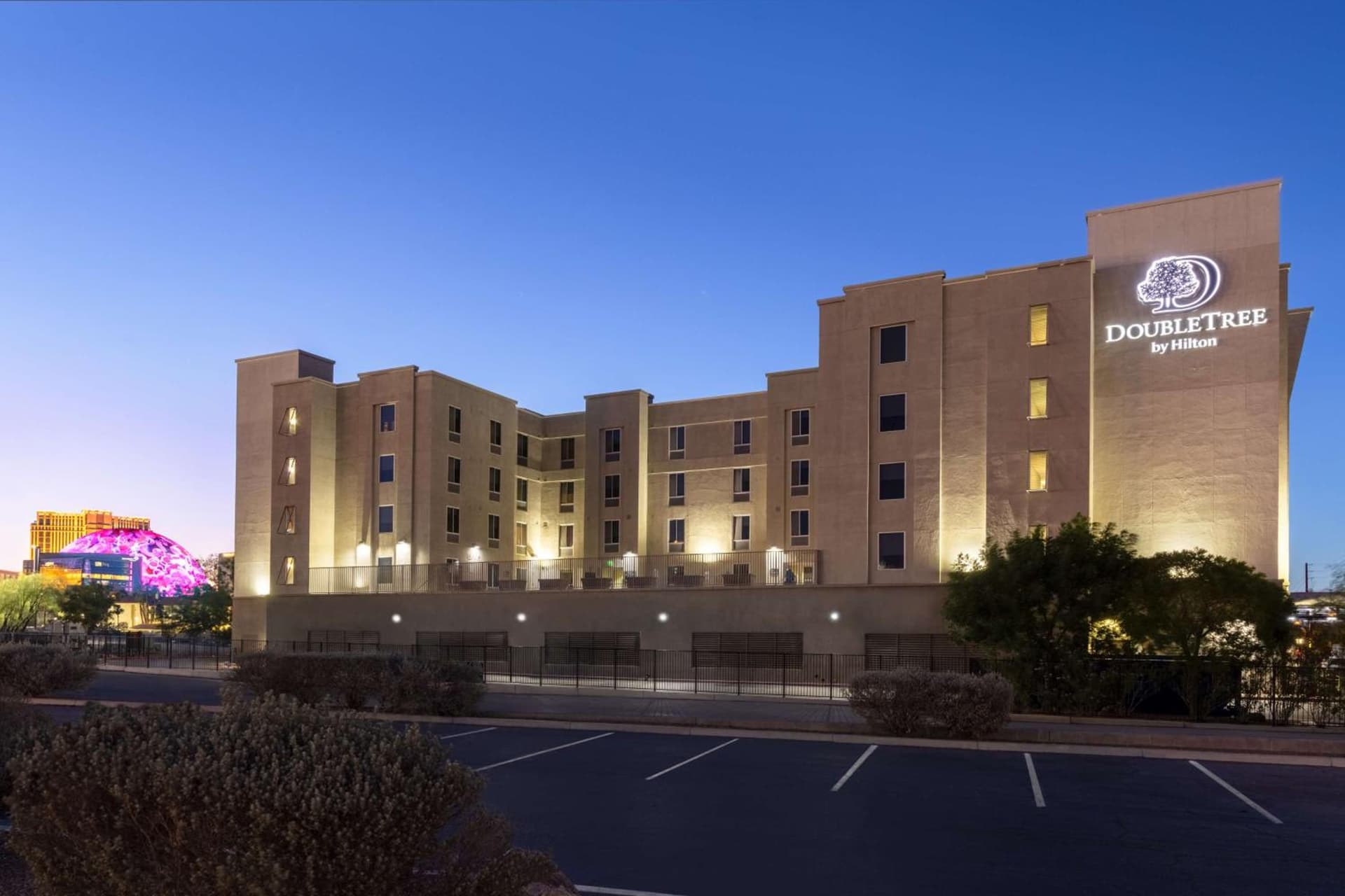 DoubleTree by Hilton Las Vegas East Flamingo featured exterior or lobby in Las Vegas, NV — similar hotel