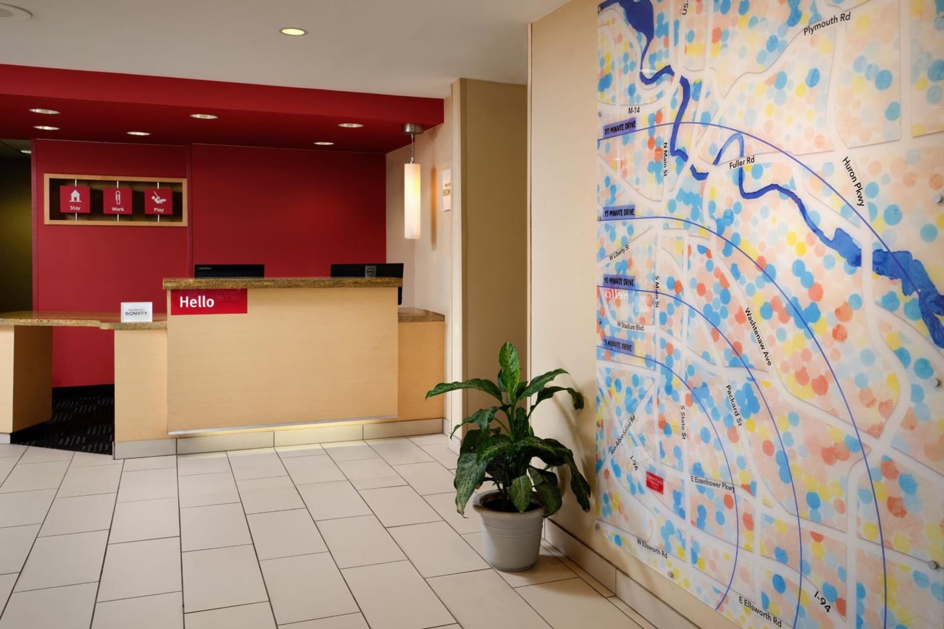 TownePlace Suites Ann Arbor property views in Ann Arbor, MI — gallery photo 3
