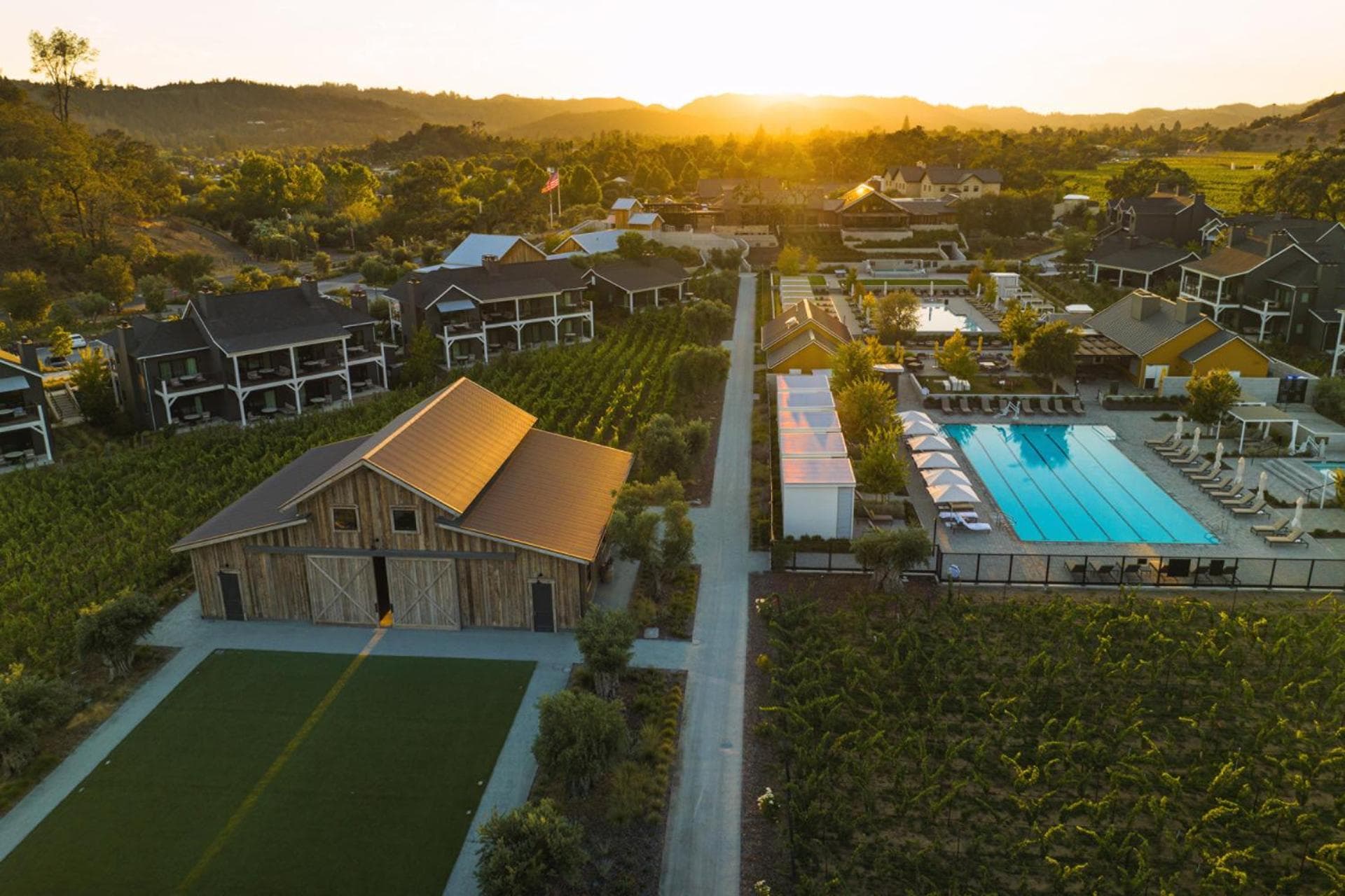 Four Seasons Resort Napa Valley property views in Calistoga, CA — gallery photo 3