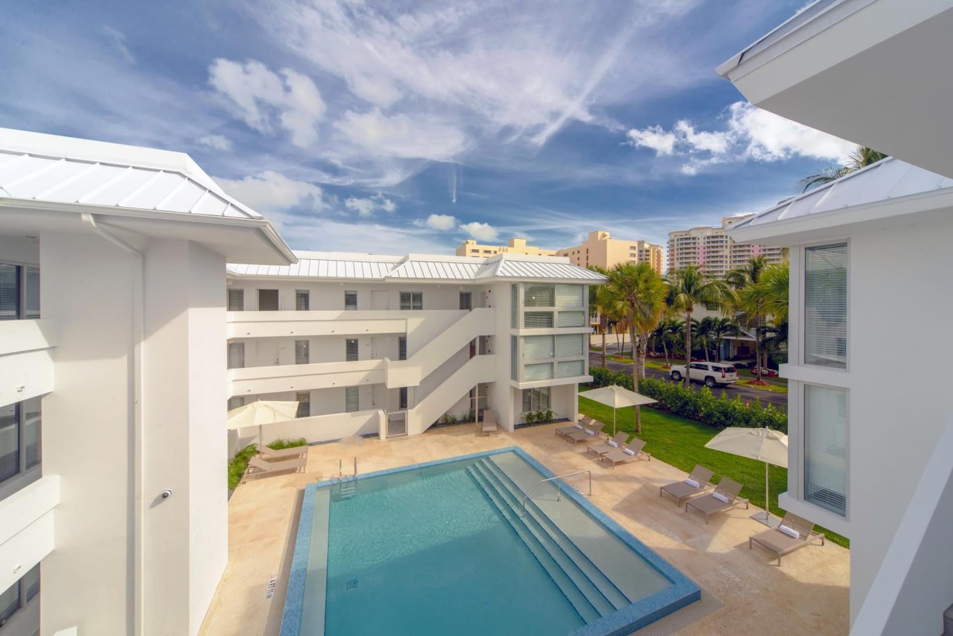Beach Haus Key Biscayne Contemporary Apartments property views in Miami, FL — gallery photo 3