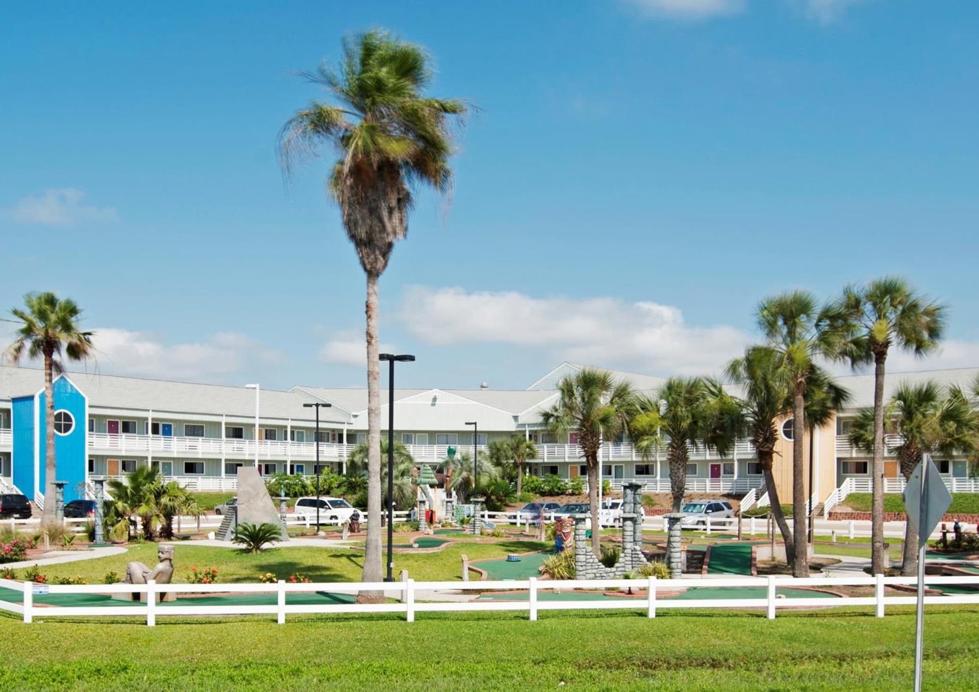Inn at the Waterpark featured exterior or lobby in Galveston, TX — similar hotel