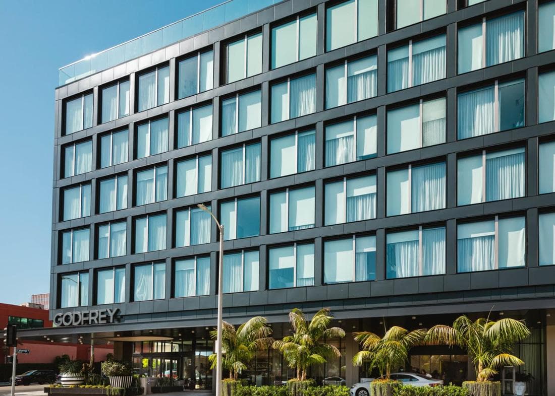 The Godfrey Hotel Hollywood property views in Los Angeles, CA — gallery photo 3