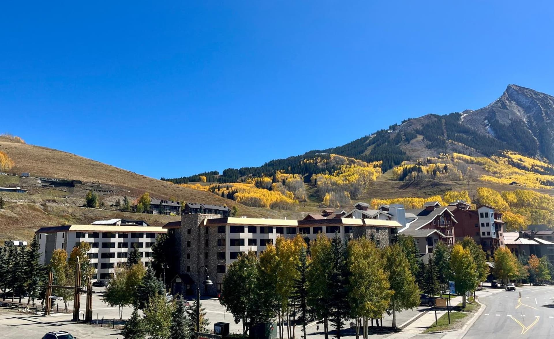 MT CB Base Area with King Bed, Outdoor Hot Tub & Pool featured exterior or lobby in Crested Butte, CO — similar hotel