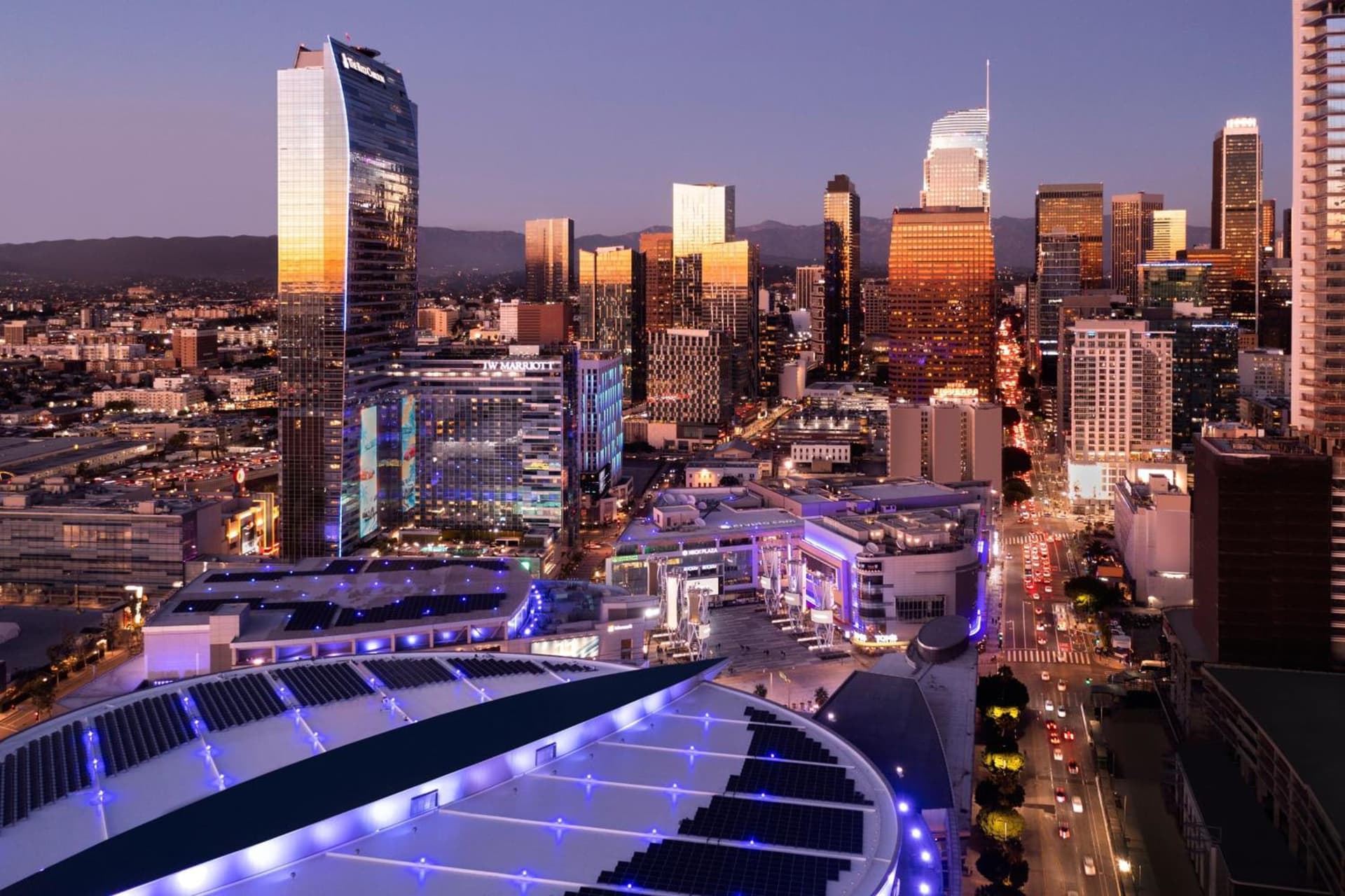 JW Marriott Los Angeles L.A. LIVE property views in Los Angeles, CA — gallery photo 3