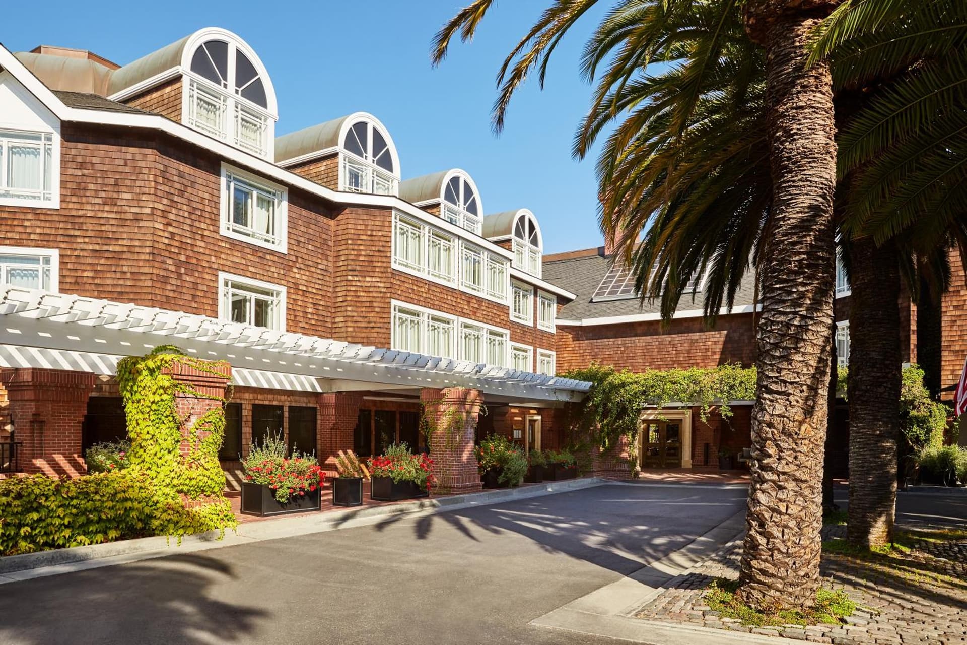 The Stanford Park Hotel featured exterior or lobby in Menlo Park, CA — similar hotel