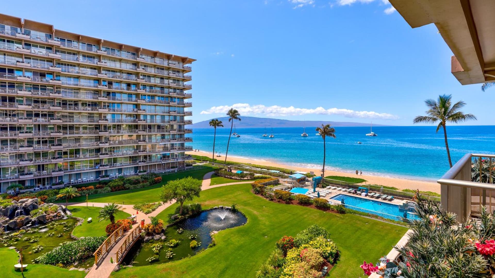 The Whaler Resort: Suite 515~Studio with Stunning Center Courtyard & Ocean Views featured exterior or lobby in Lahaina, HI — similar hotel