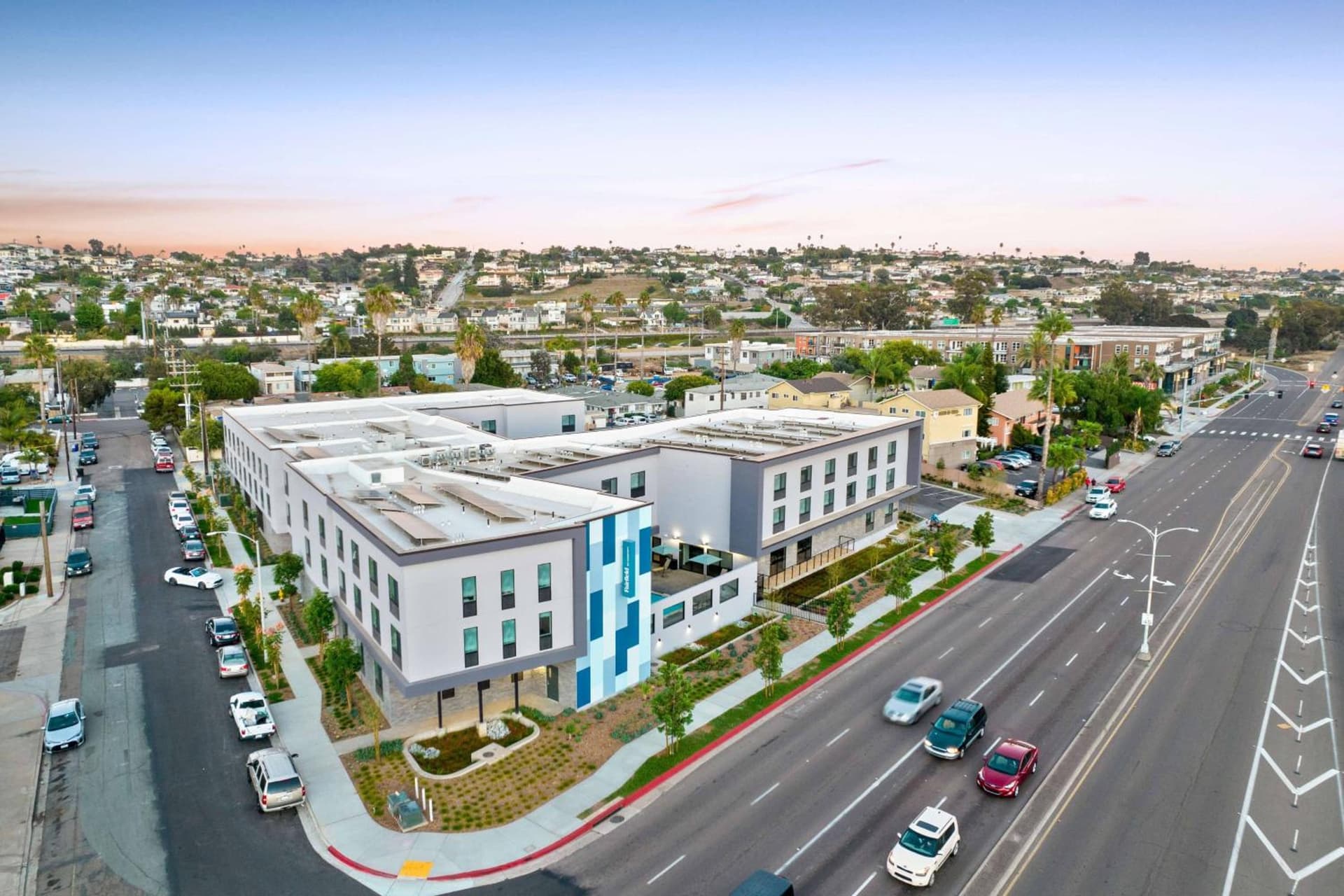 Fairfield Inn & Suites by Marriott San Diego Pacific Beach featured exterior or lobby in San Diego, CA — similar hotel