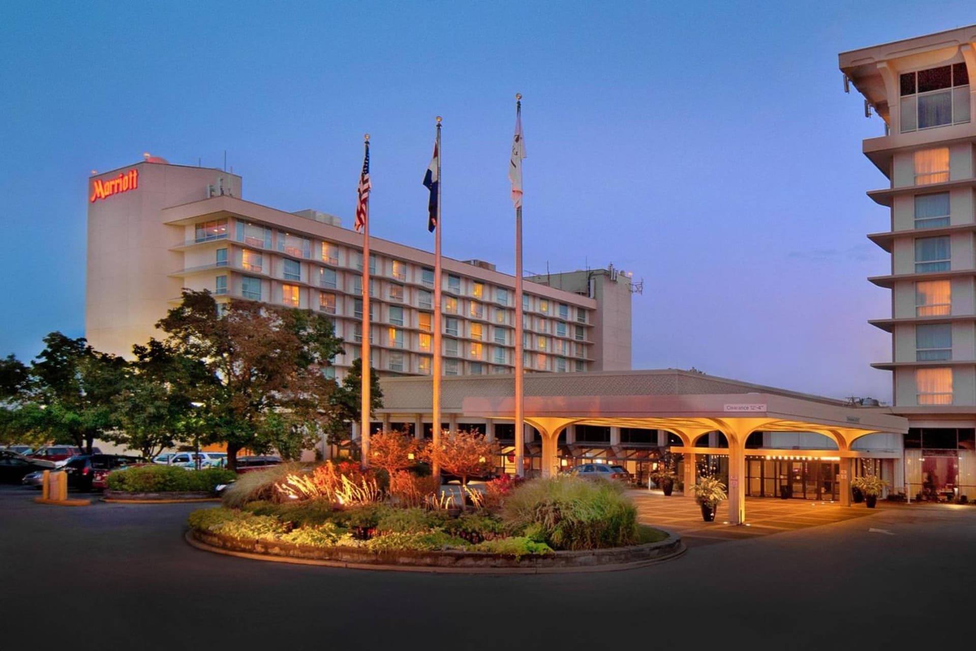 Marriott St. Louis Airport featured exterior or lobby in Edmundson, MO — similar hotel