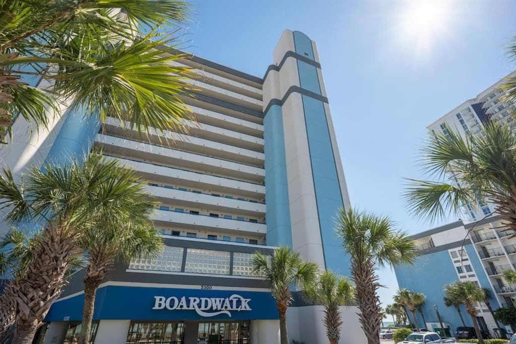 Oceanfront Location at the Heart of the Boardwalk! featured exterior or lobby in Myrtle Beach, SC — similar hotel