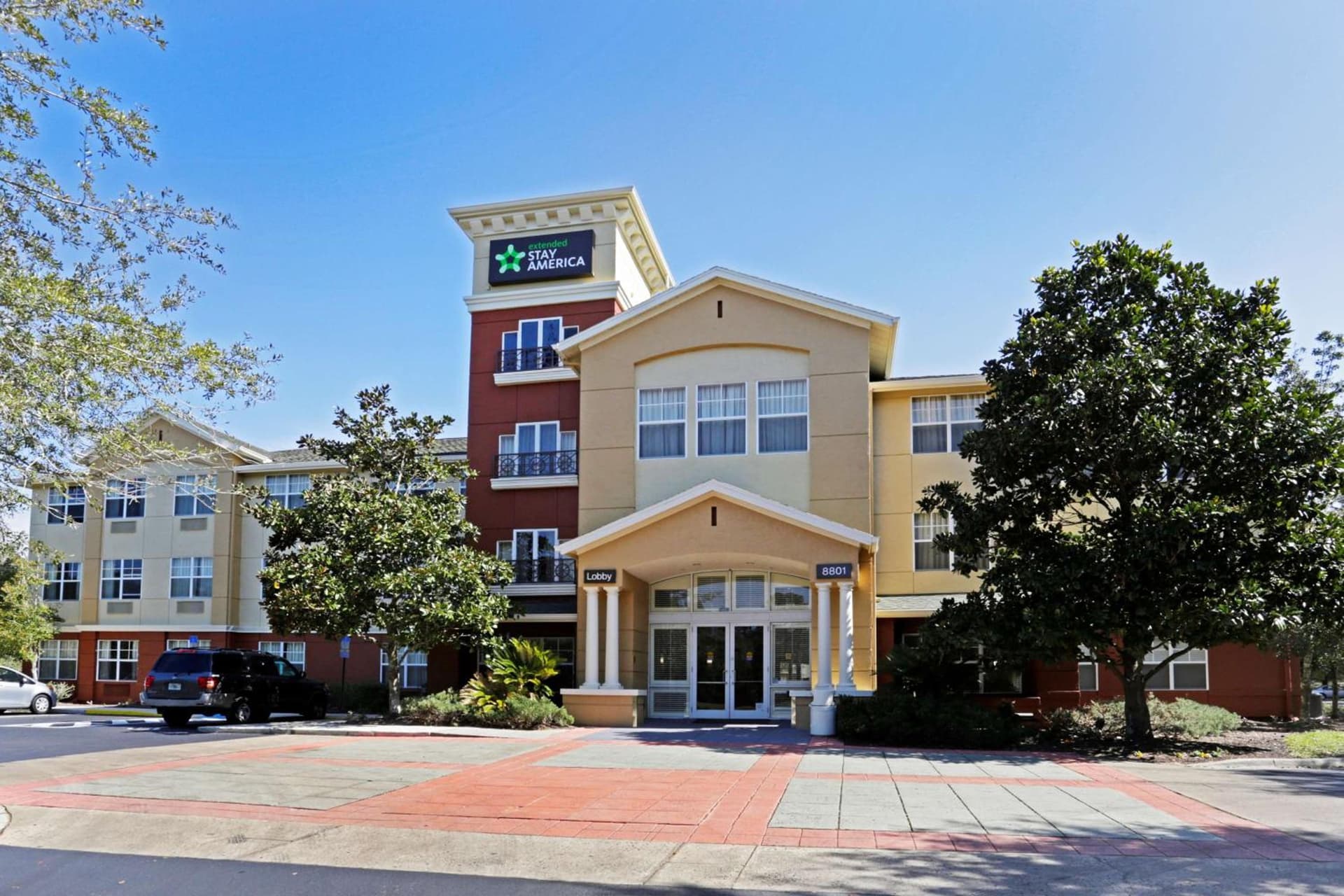Studio 6 Suites Jacksonville Deerwood Park FL featured exterior or lobby in Jacksonville, FL — similar hotel