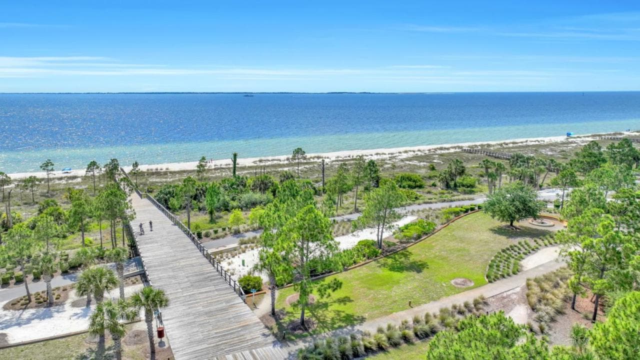Home in Windmark Beach with golf cart, community pool and beach property views in Highland View — gallery photo 3