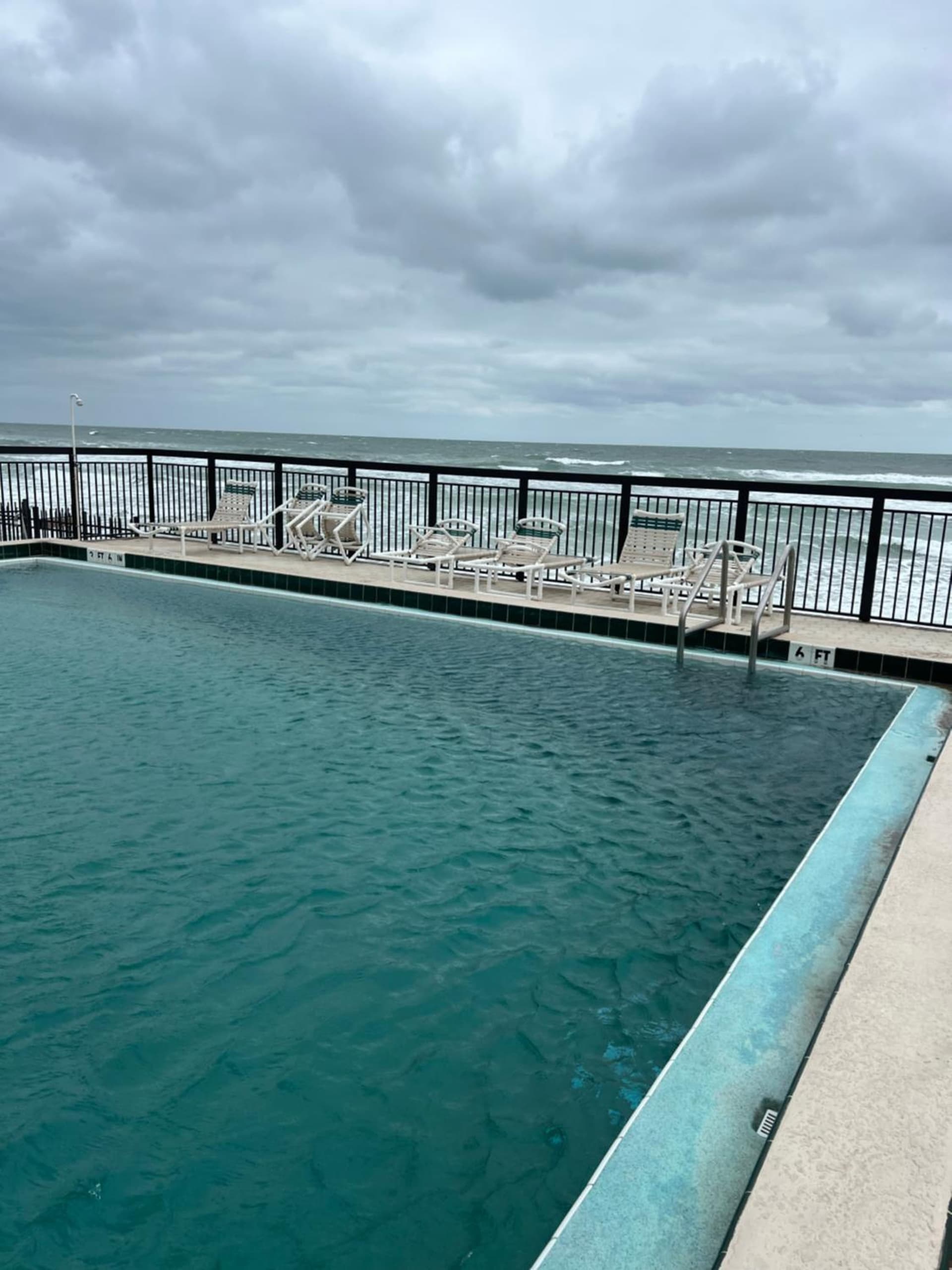 Coastal Condo on the beach at Ocean Trillium #501 property views in New Smyrna Beach, FL — gallery photo 3