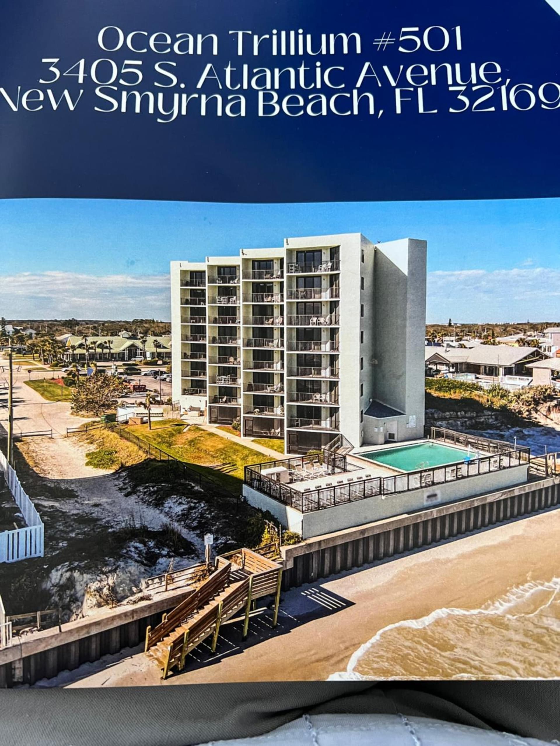 Coastal Condo on the beach at Ocean Trillium #501 featured exterior or lobby in New Smyrna Beach, FL — similar hotel