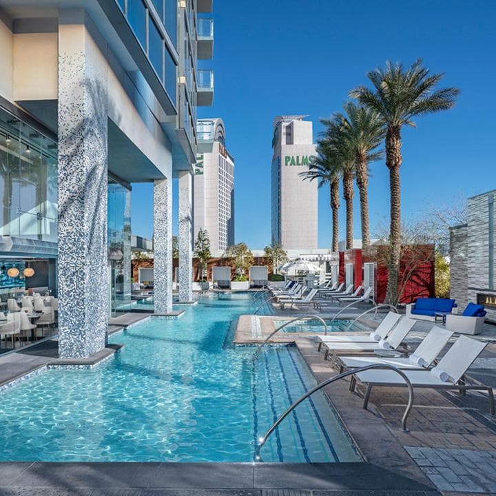 Luxury Hotel Suite With Private Strip View Balcony interior in Las Vegas, NV — gallery photo 2