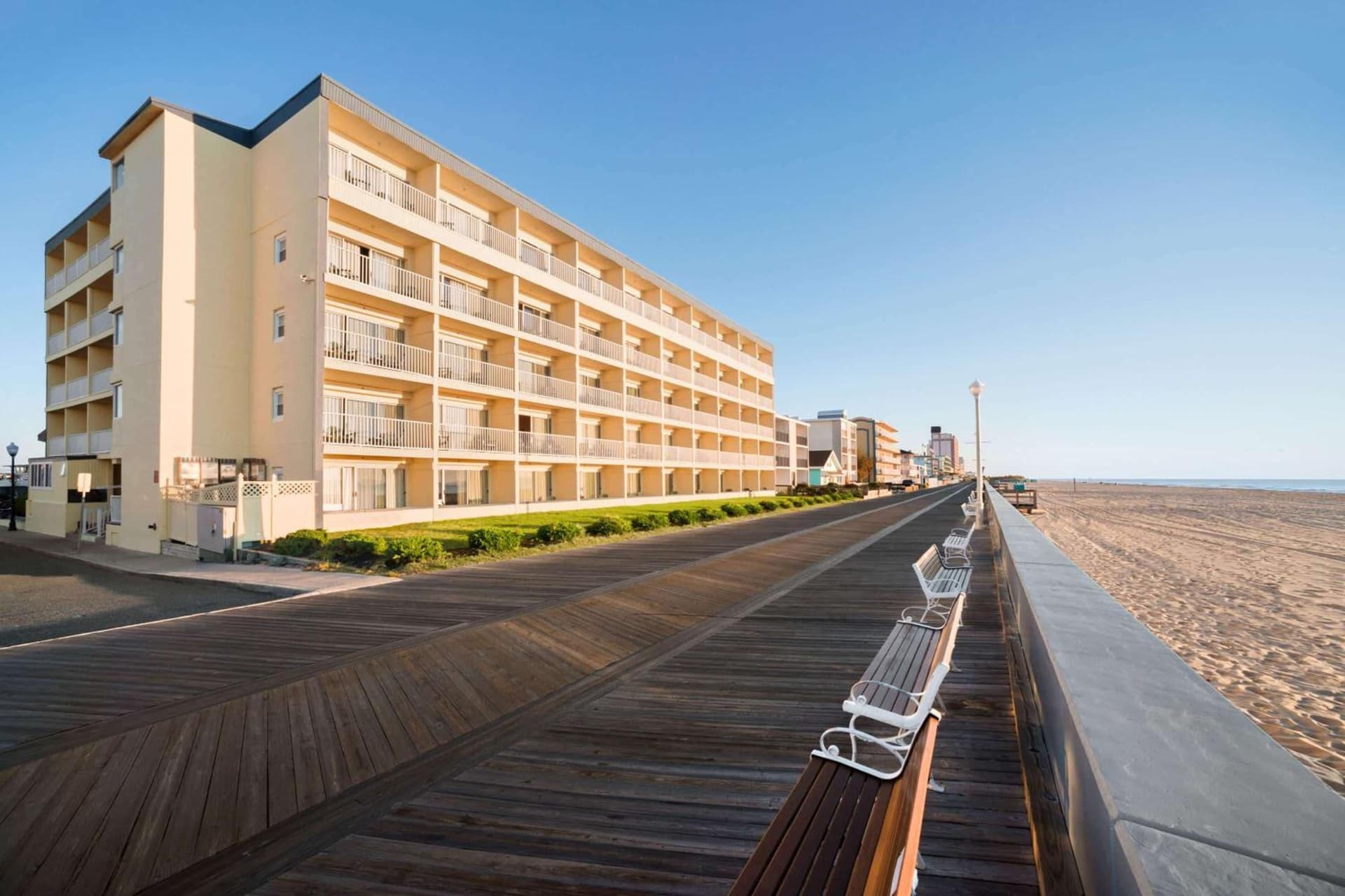 Howard Johnson by Wyndham Ocean City Oceanfront featured exterior or lobby in Ocean City, MD — similar hotel