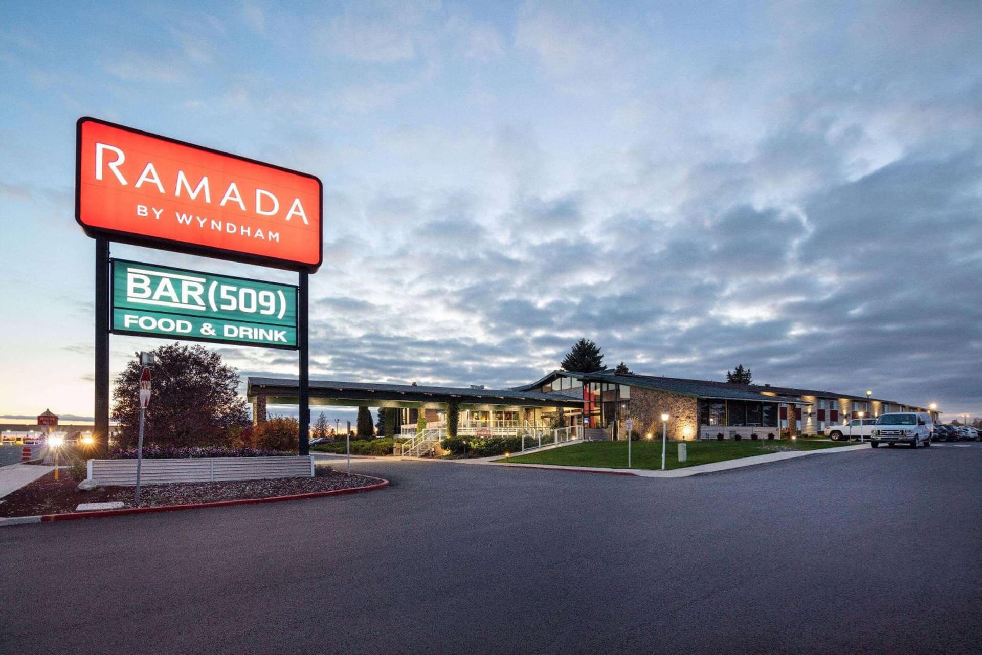 Ramada by Wyndham Spokane Airport property views in Spokane, WA — gallery photo 3