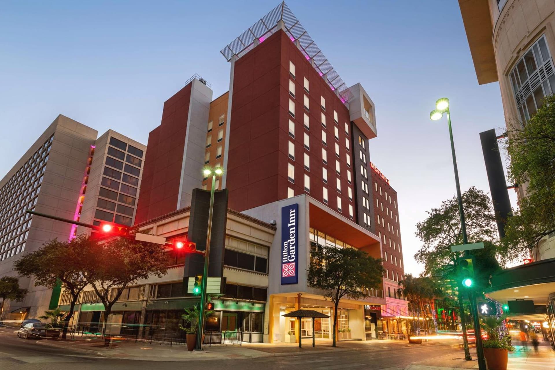 Hilton Garden Inn San Antonio Downtown Riverwalk exterior or lobby in San Antonio, TX — main listing photo